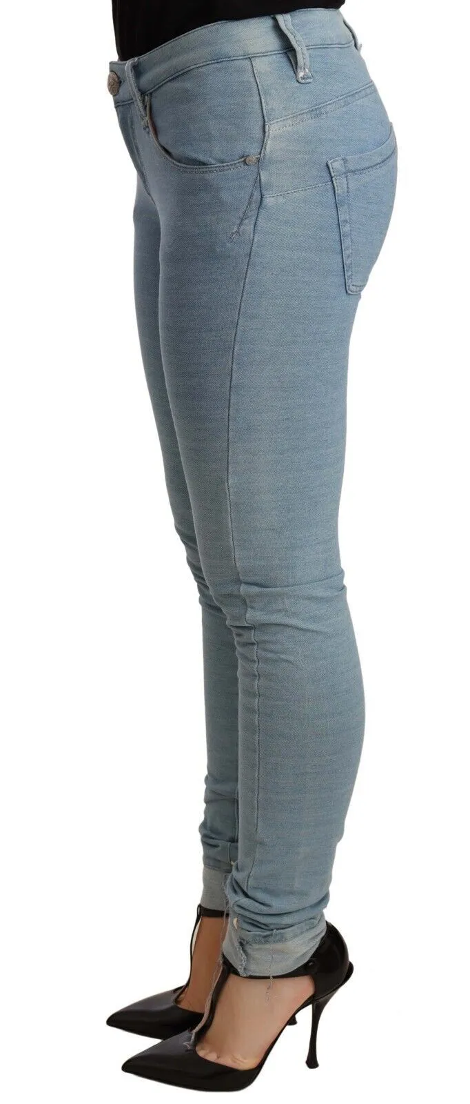 Acht  Cotton Stretch Hem Slim Fit Women  Women's Trouser