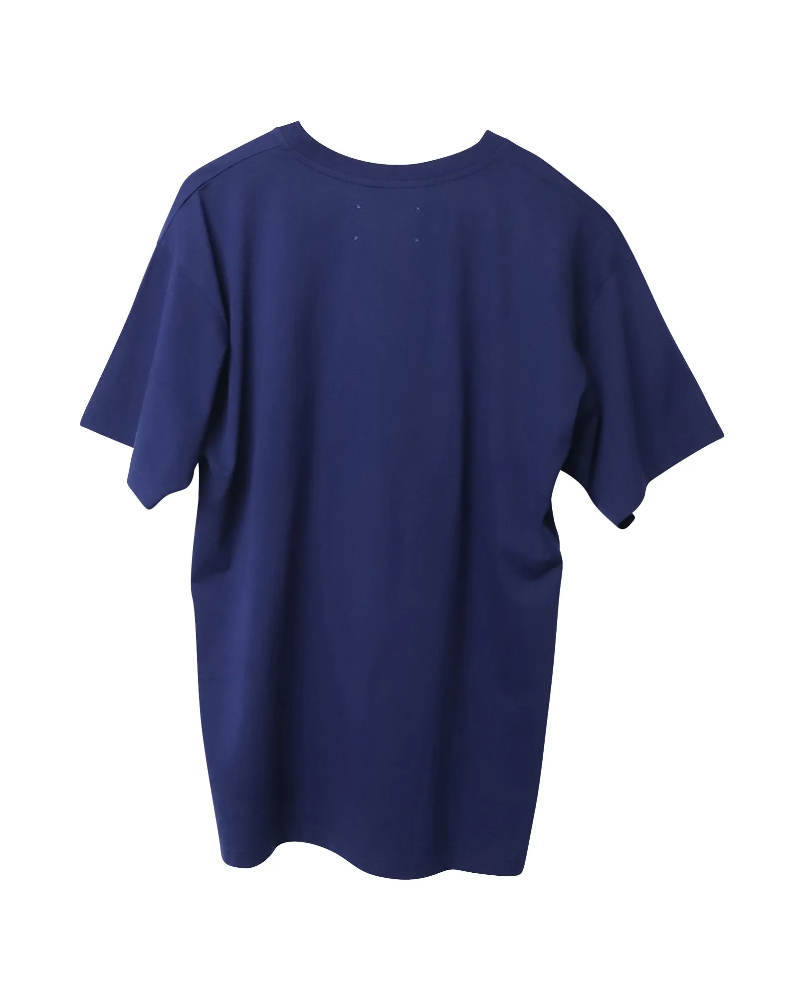 Alberta Ferretti Friday T-shirt in Navy Blue Cotton