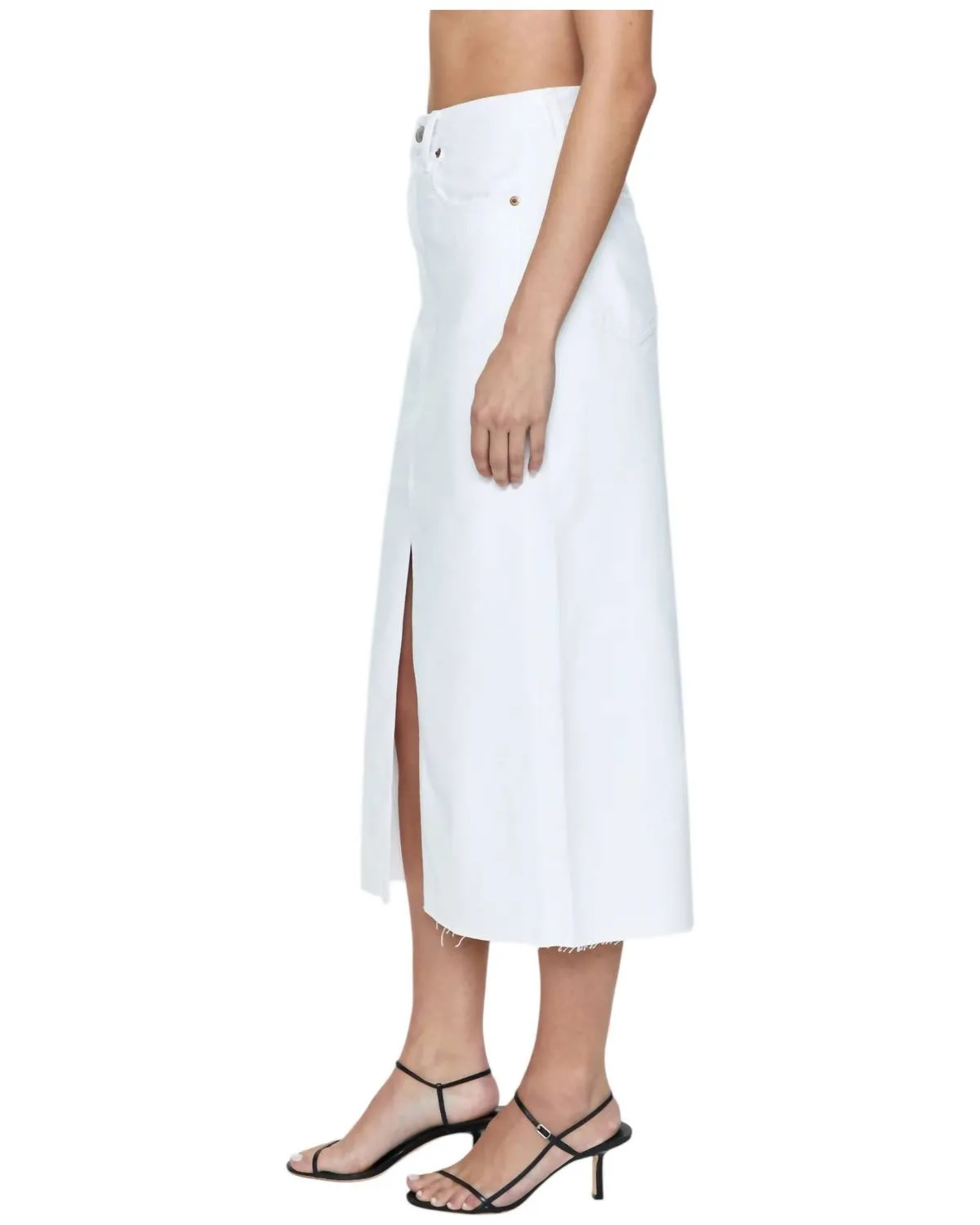 Alice Midi Skirt In White