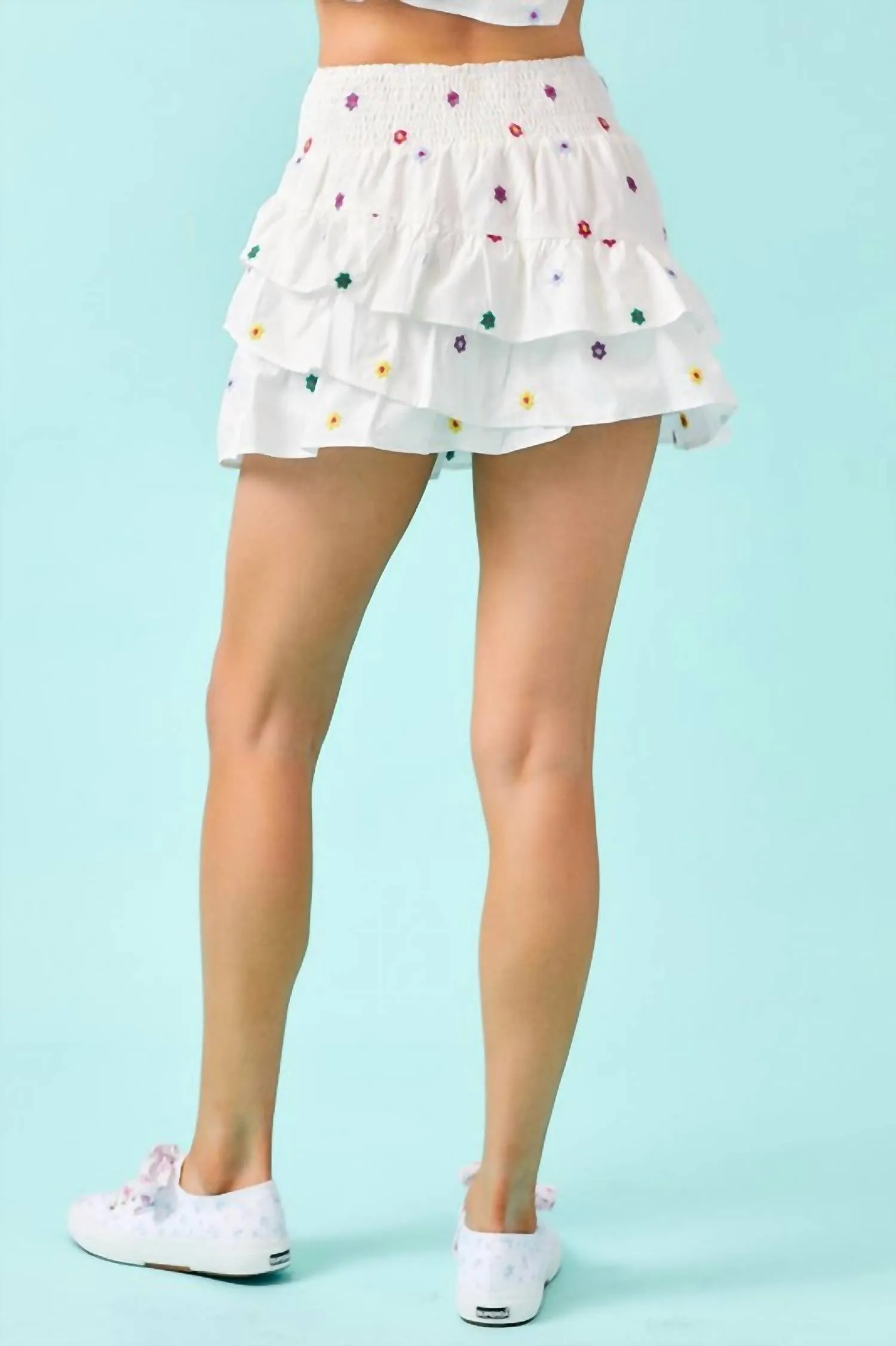 Always Invited Skirt In White