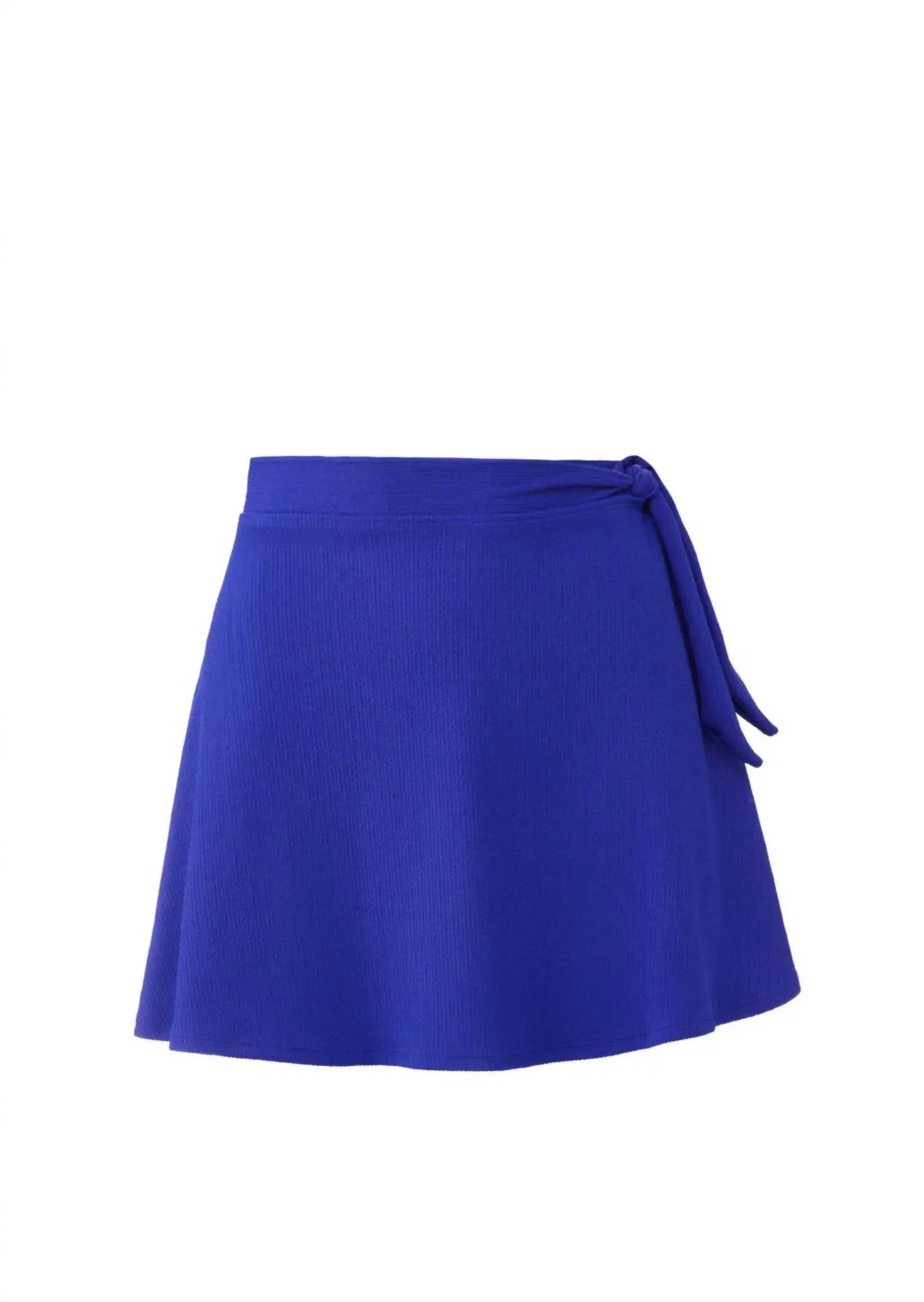 Amy Swim Skirt In Iris Texture