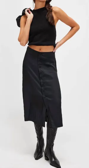Analise Midi Skirt In Black