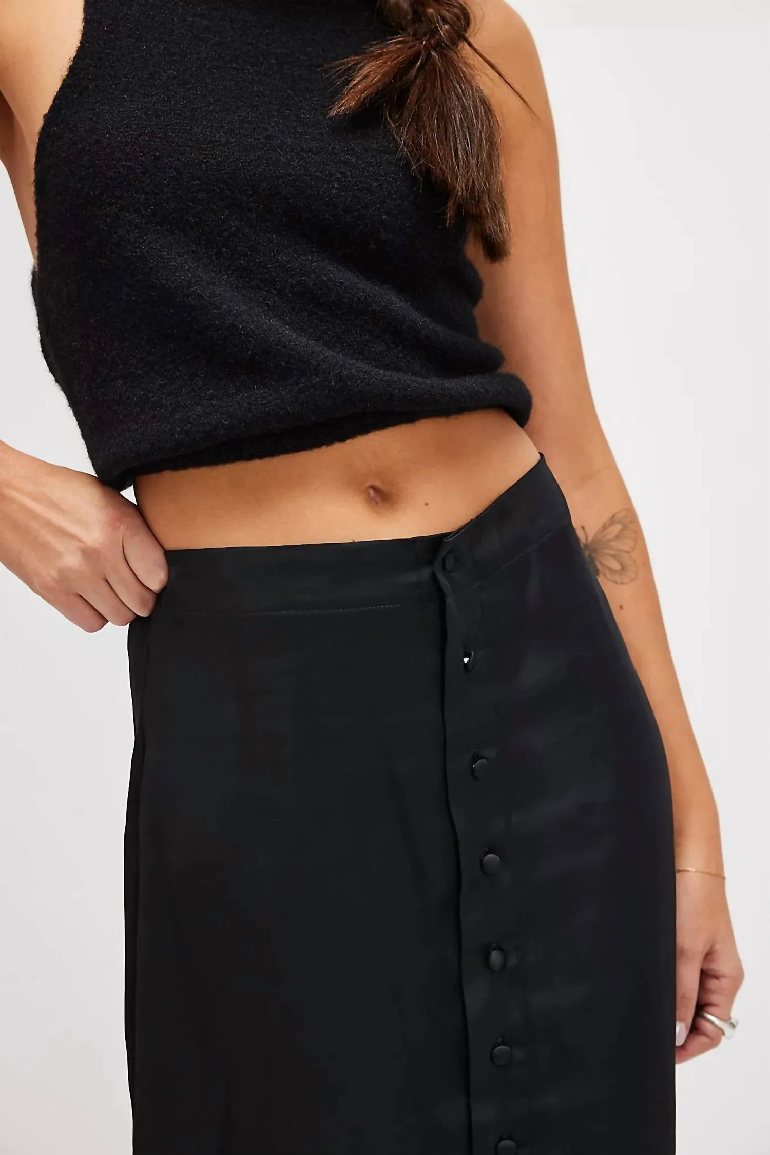 Analise Midi Skirt In Black