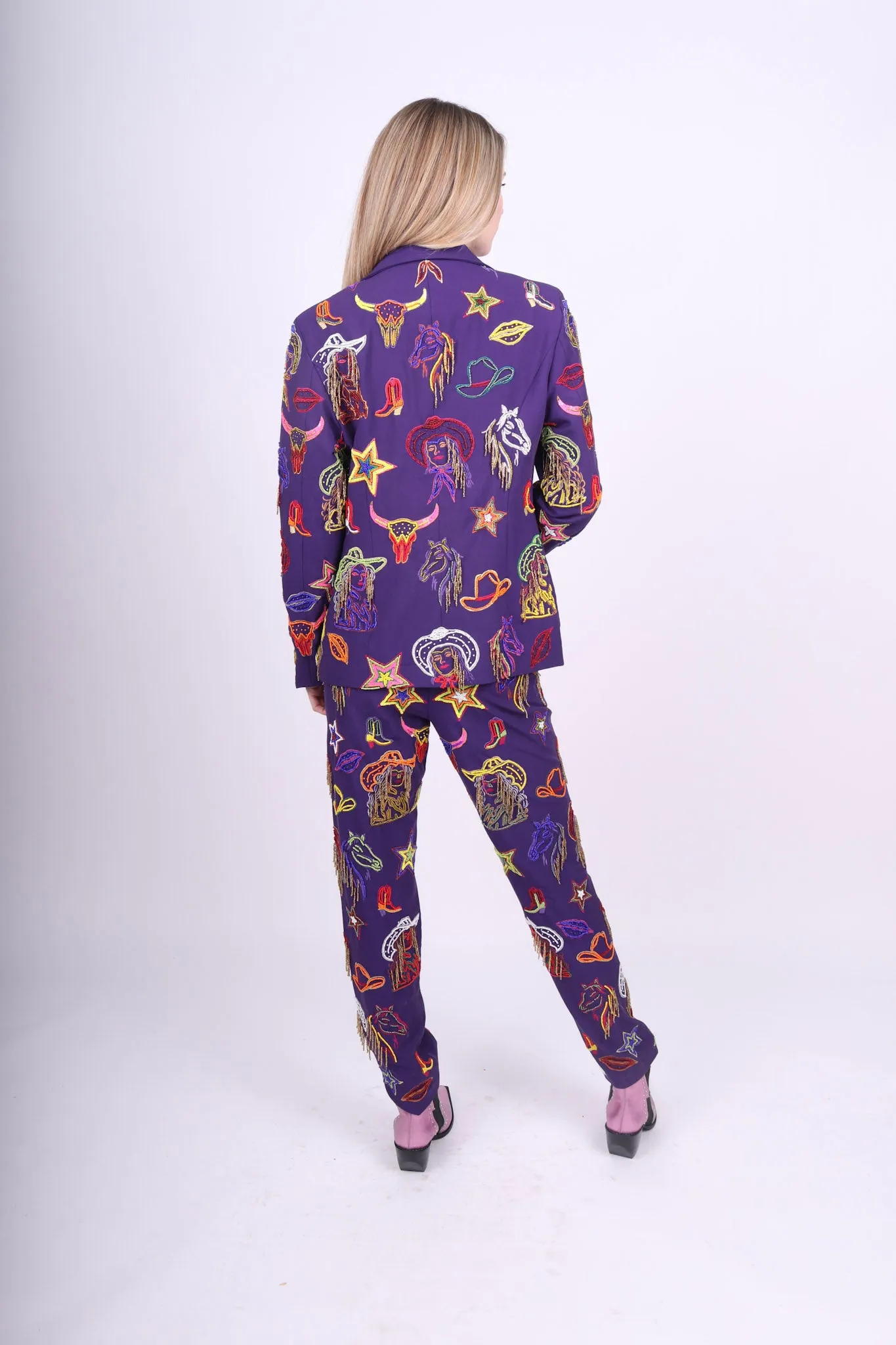 Any Old Iron Purple Vein Suit