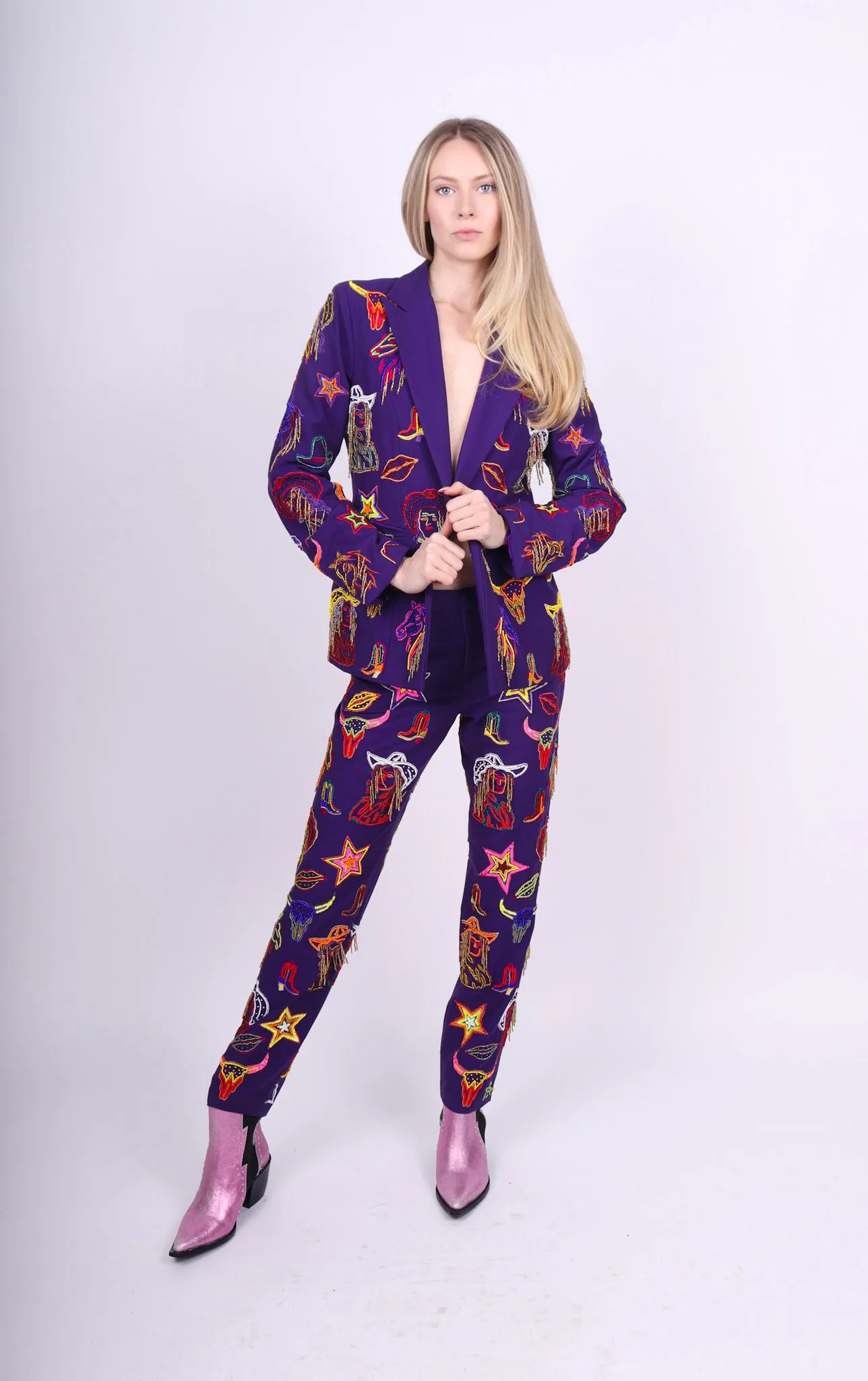 Any Old Iron Purple Vein Suit