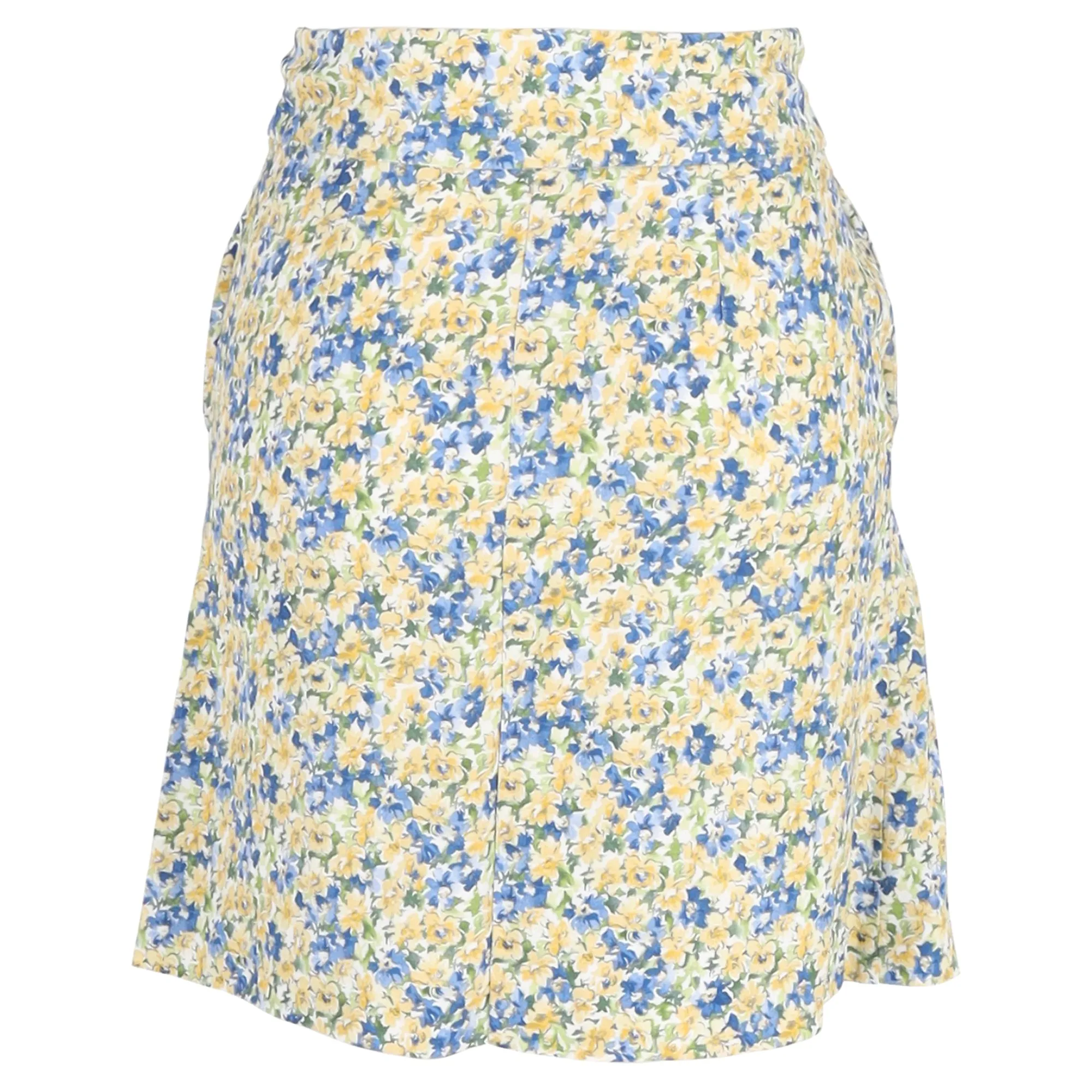 A.P.C. Christa Crepe Mini Skirt in Floral Print Viscose