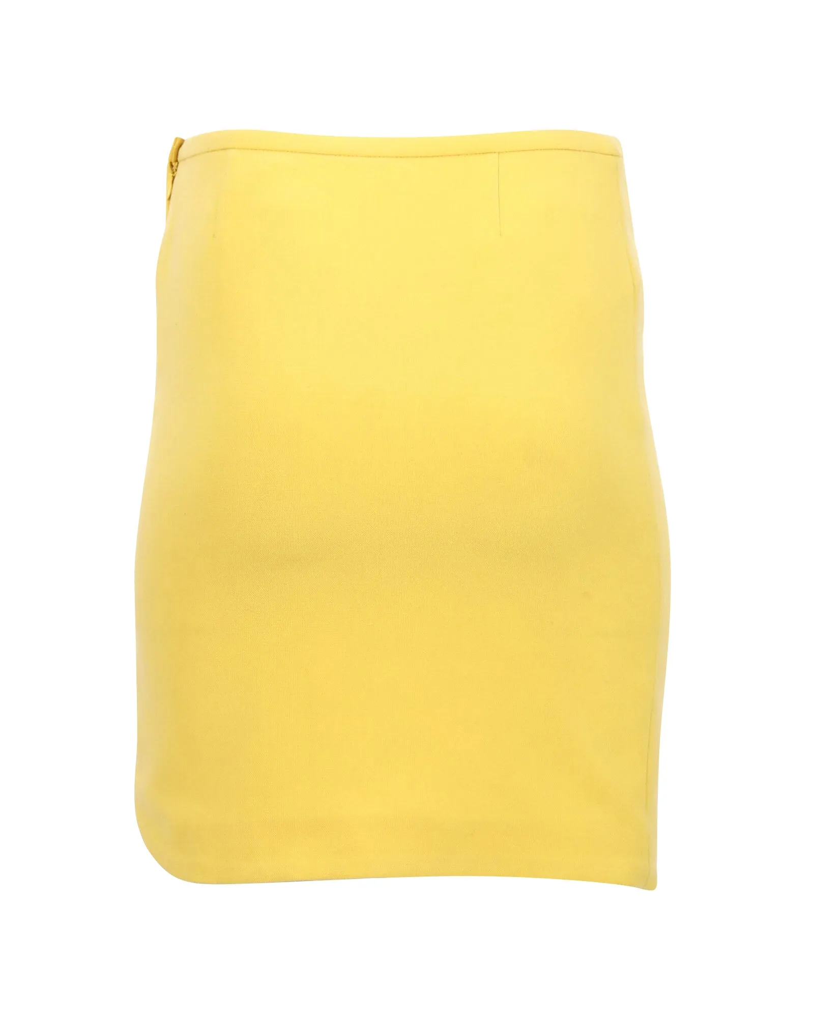 Ba&Sh Dora Mini Skirt in Yellow Polyester