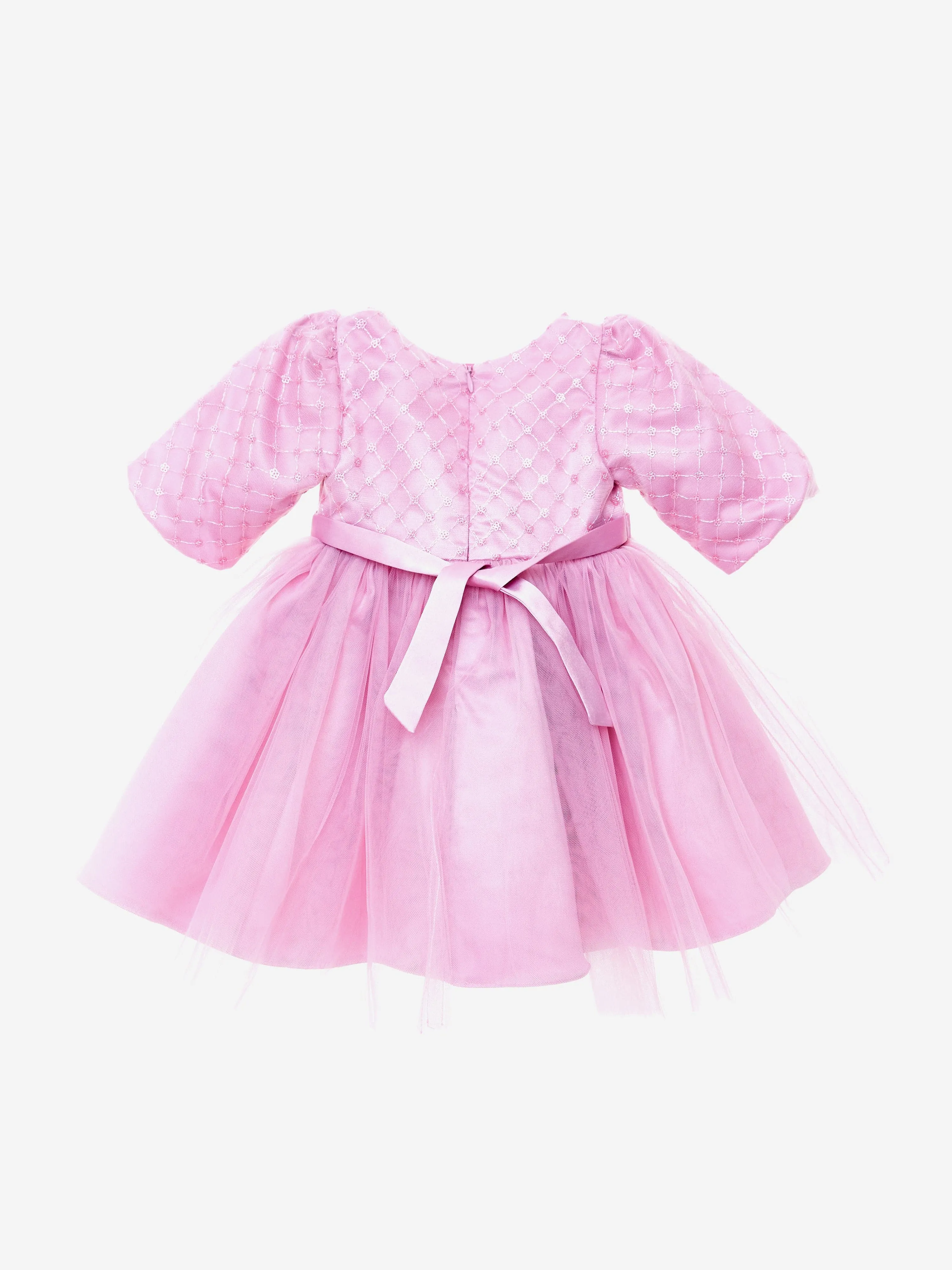 Baby Girls Royal Rose Dress in Pink