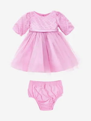 Baby Girls Royal Rose Dress in Pink