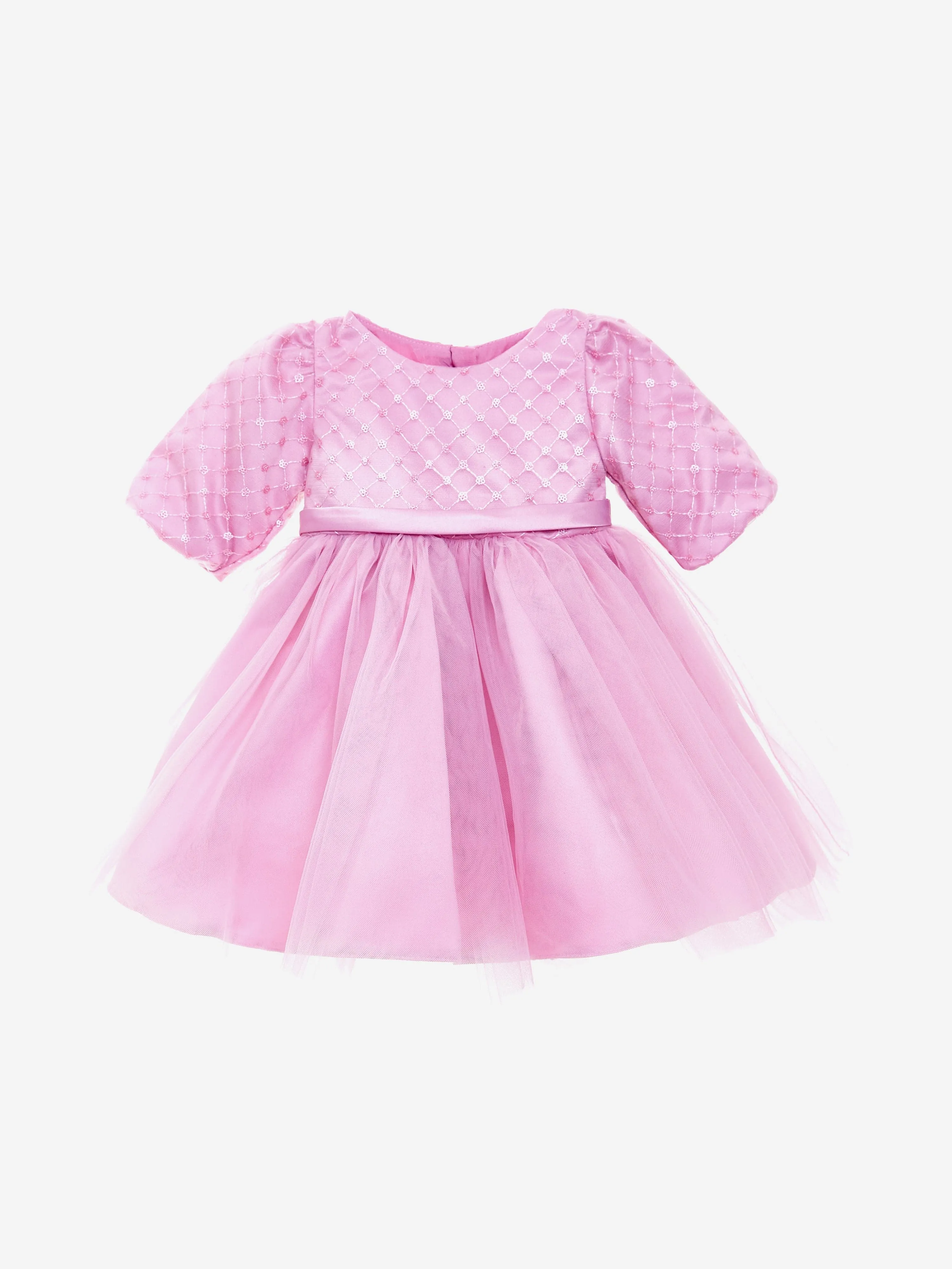 Baby Girls Royal Rose Dress in Pink