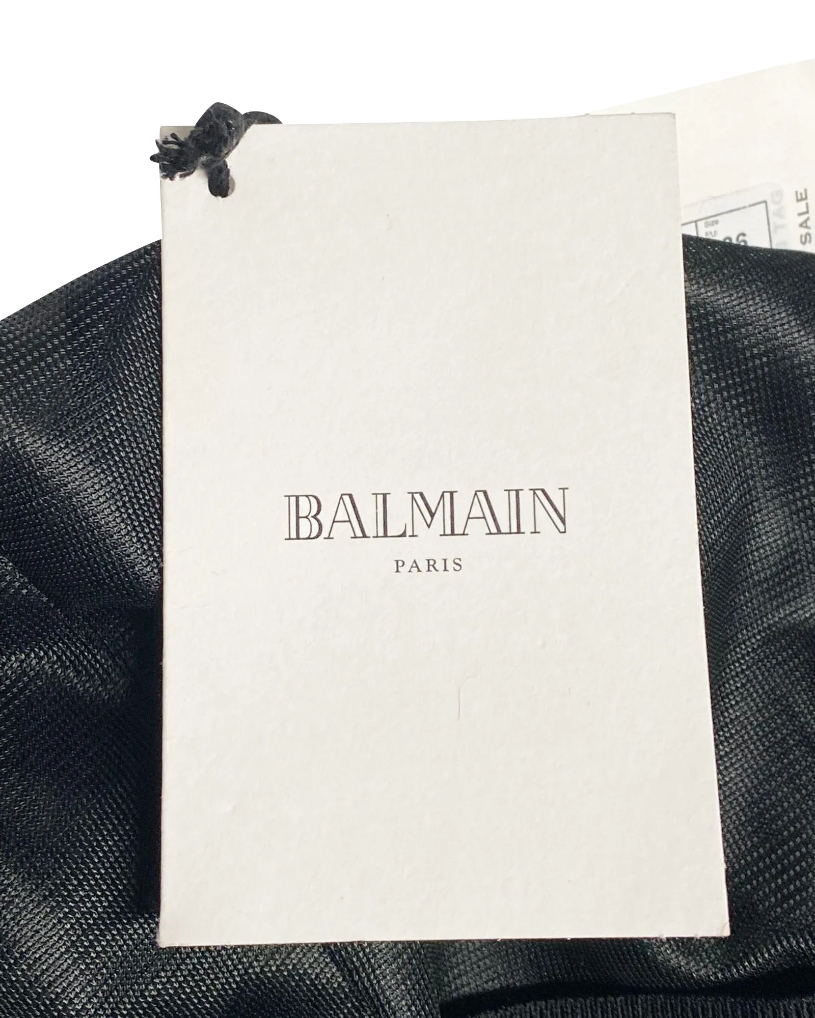 Balmain Tweed Pencil Skirt in Multicolor Polyamide