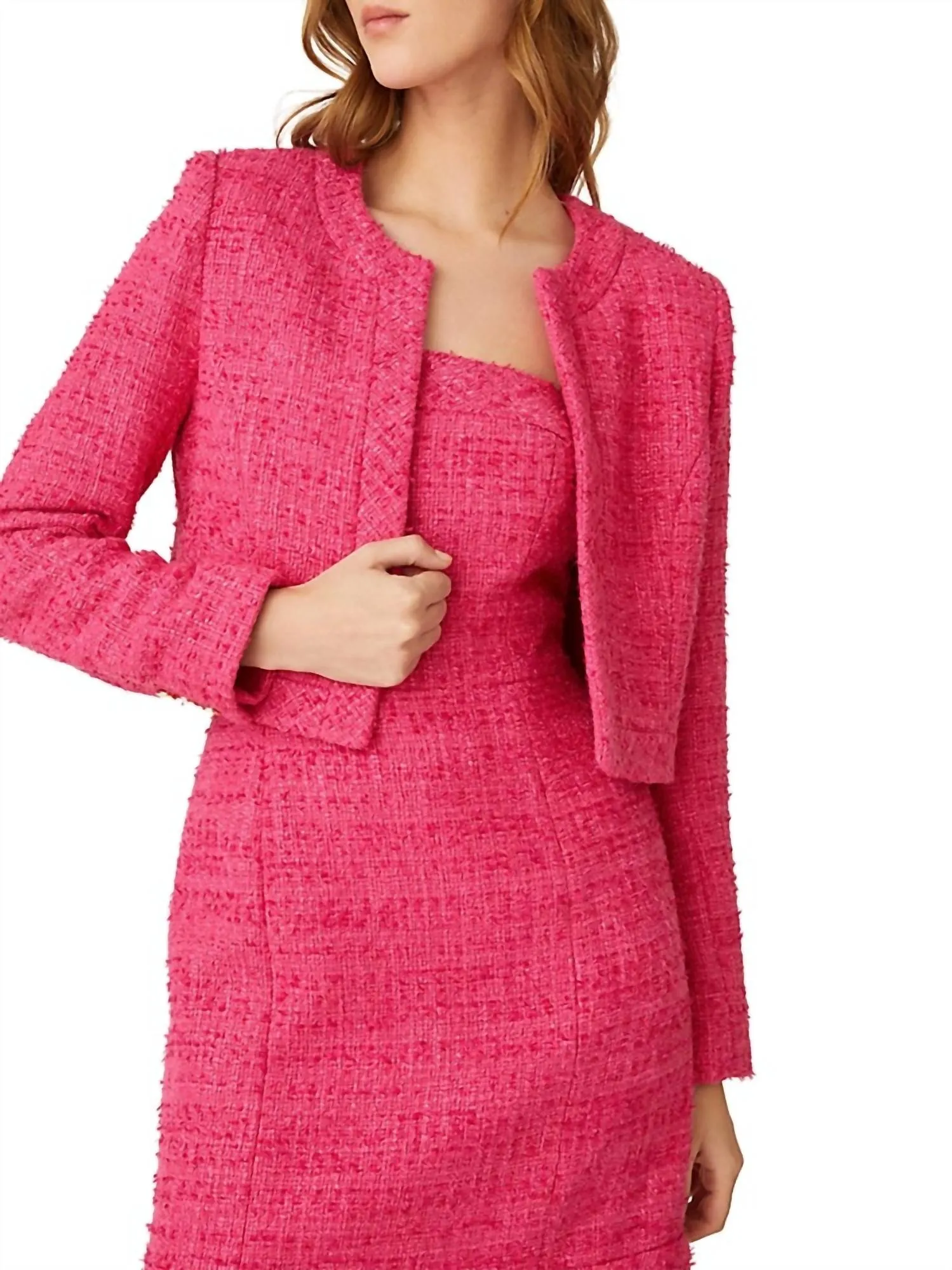 Barb Jacket In Magenta