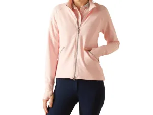 Bellatrix Full Zip Sweater In First Blush