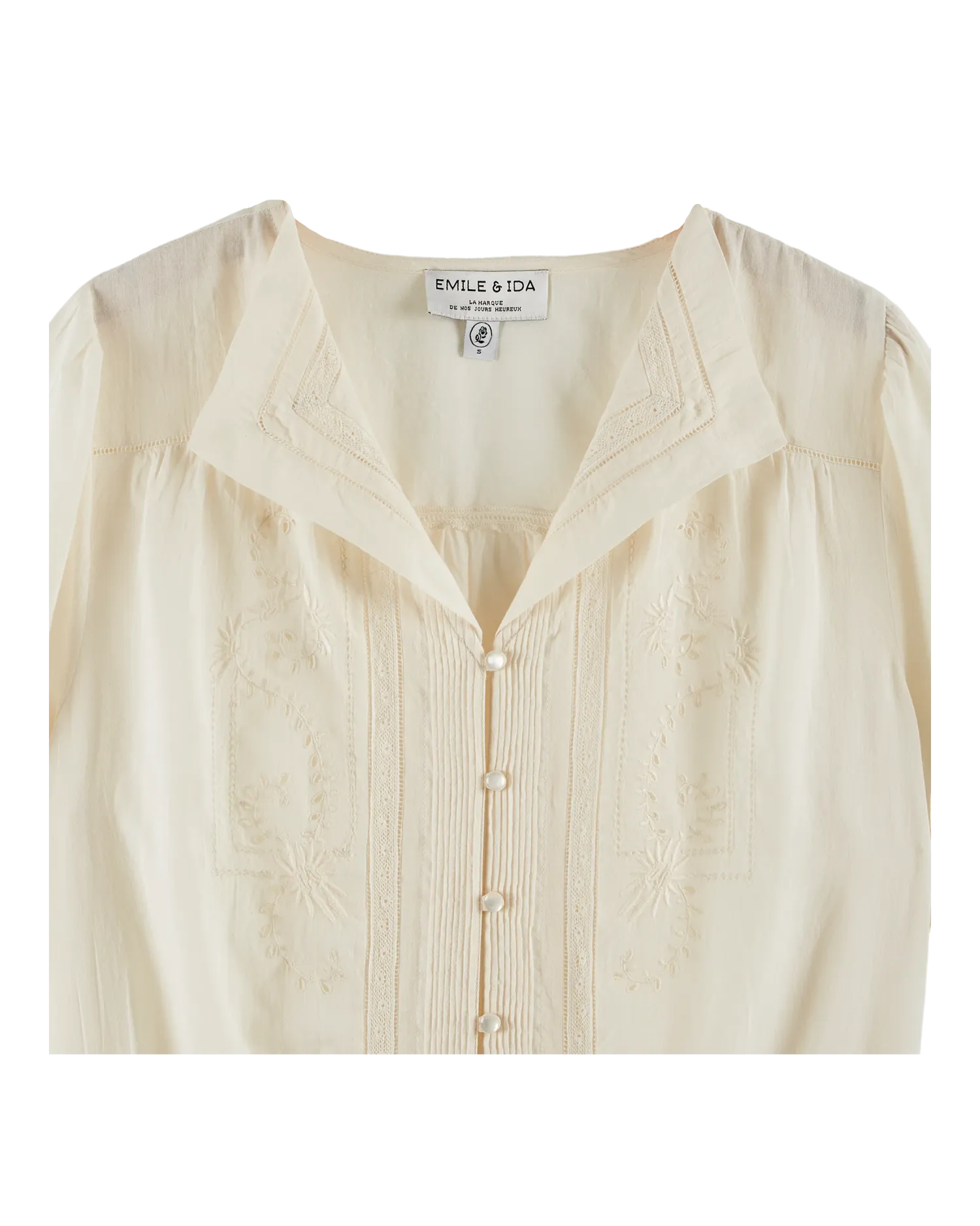 Blouse Brodee Vin Ida-brunelle Ecru