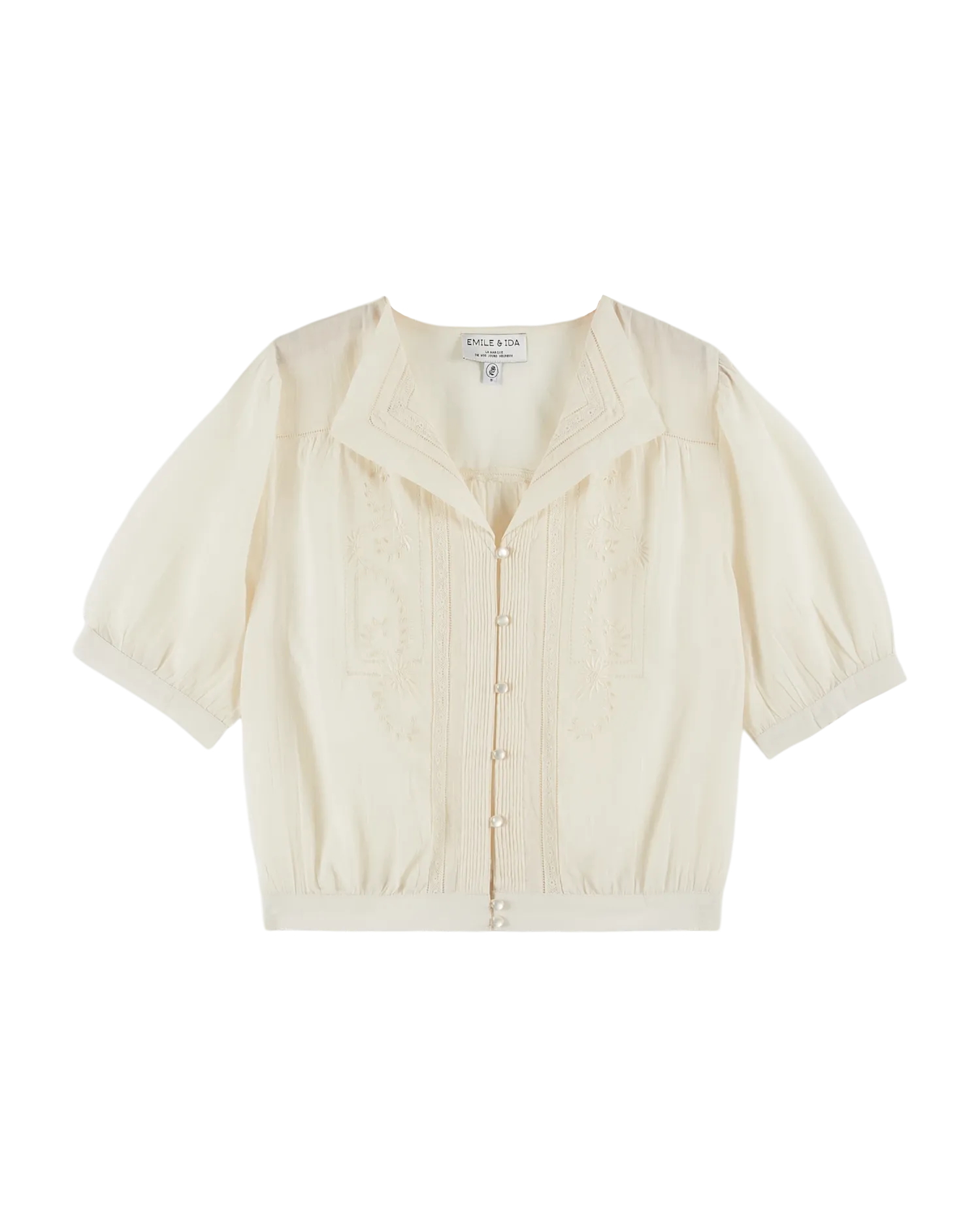 Blouse Brodee Vin Ida-brunelle Ecru