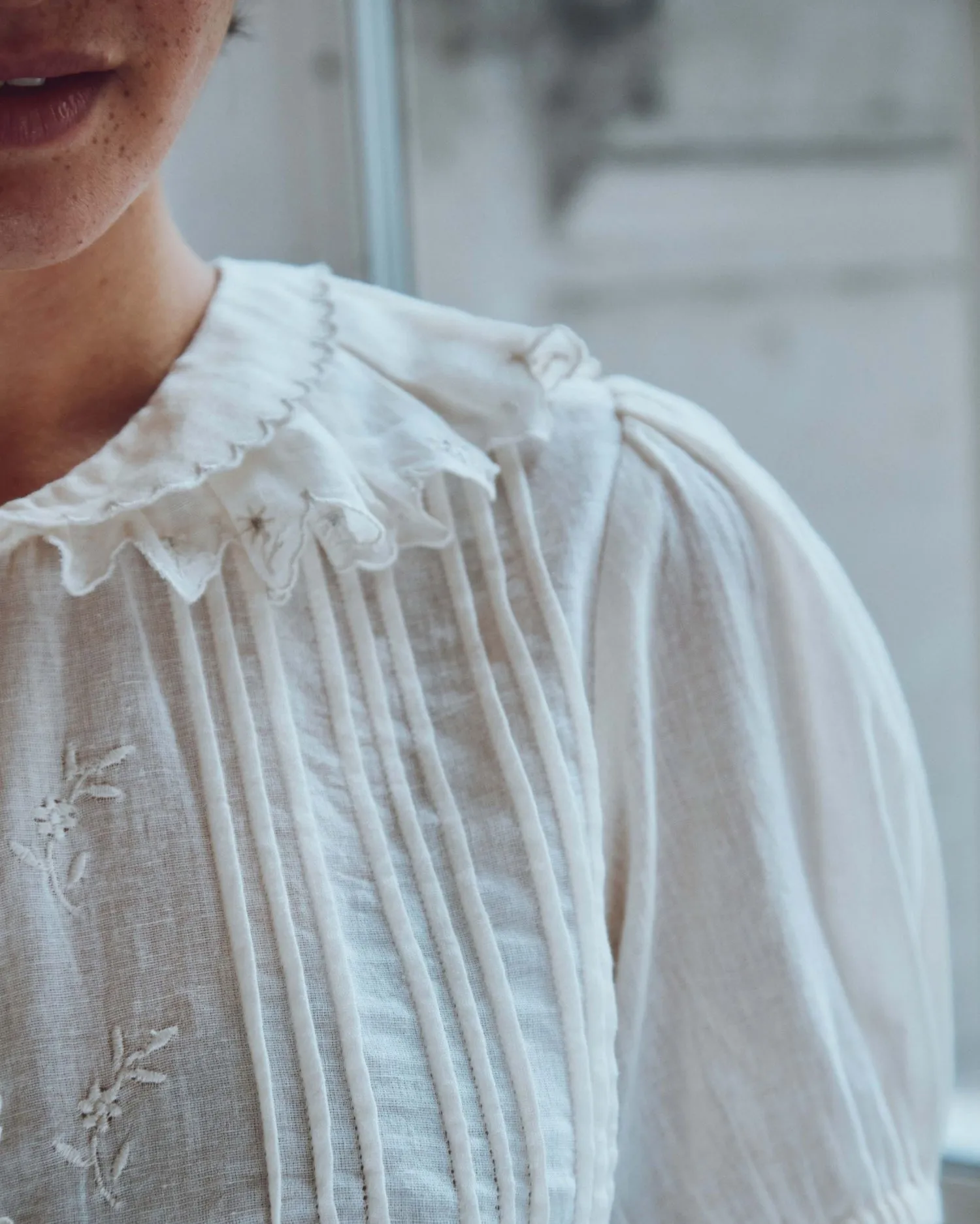 Blouse Vintage Br Ida-bailey Ecru