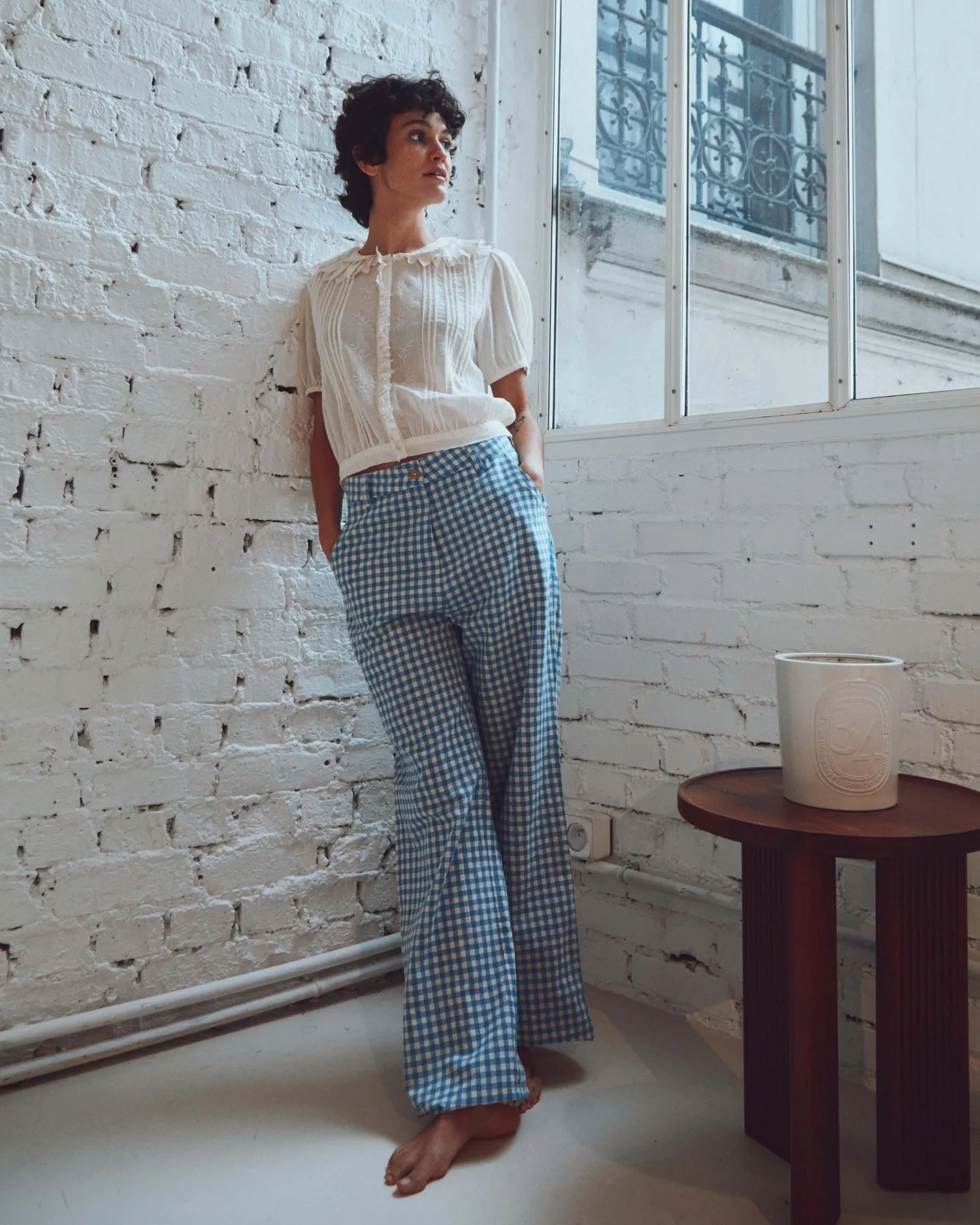 Blouse Vintage Br Ida-bailey Ecru