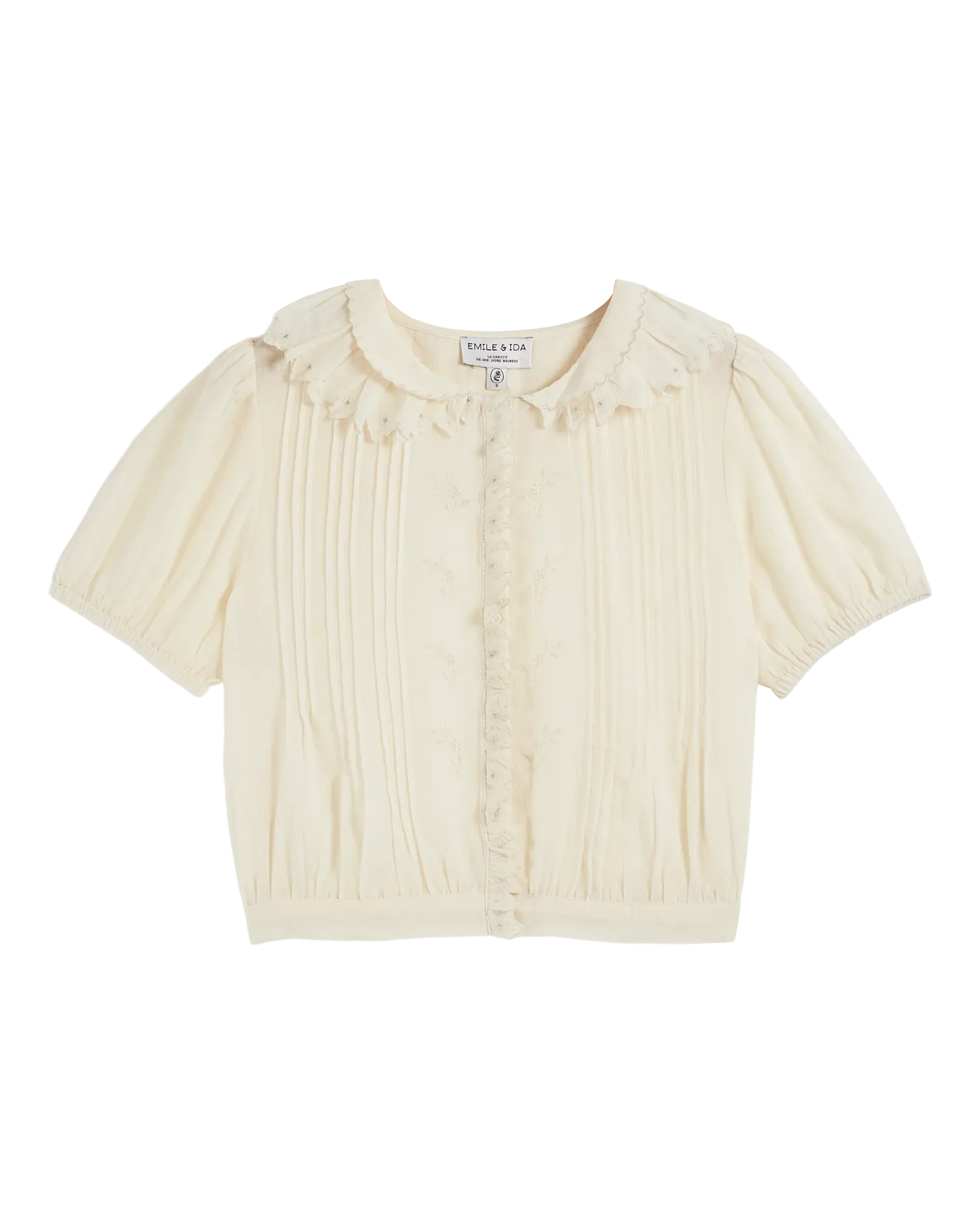 Blouse Vintage Br Ida-bailey Ecru