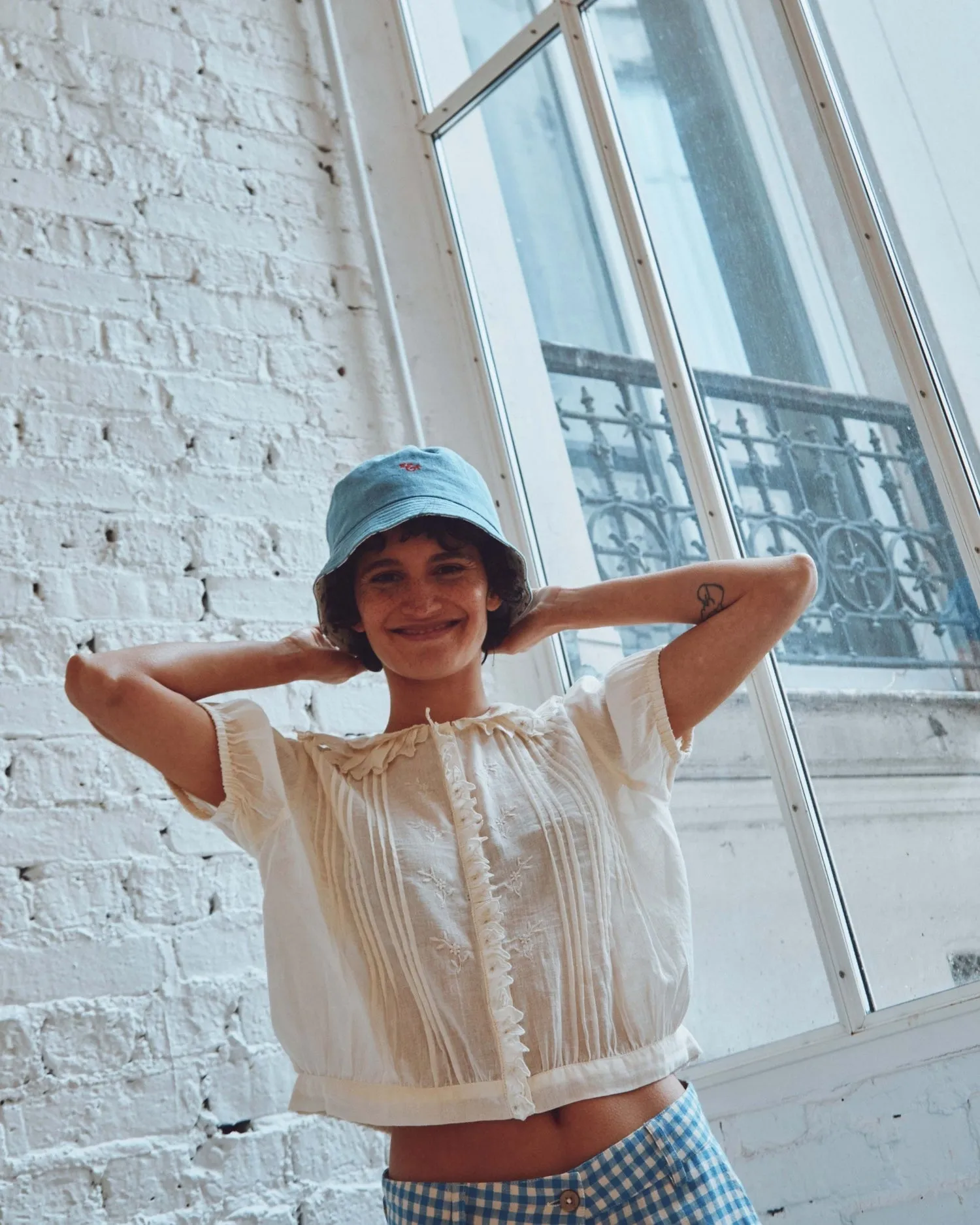 Blouse Vintage Br Ida-bailey Ecru