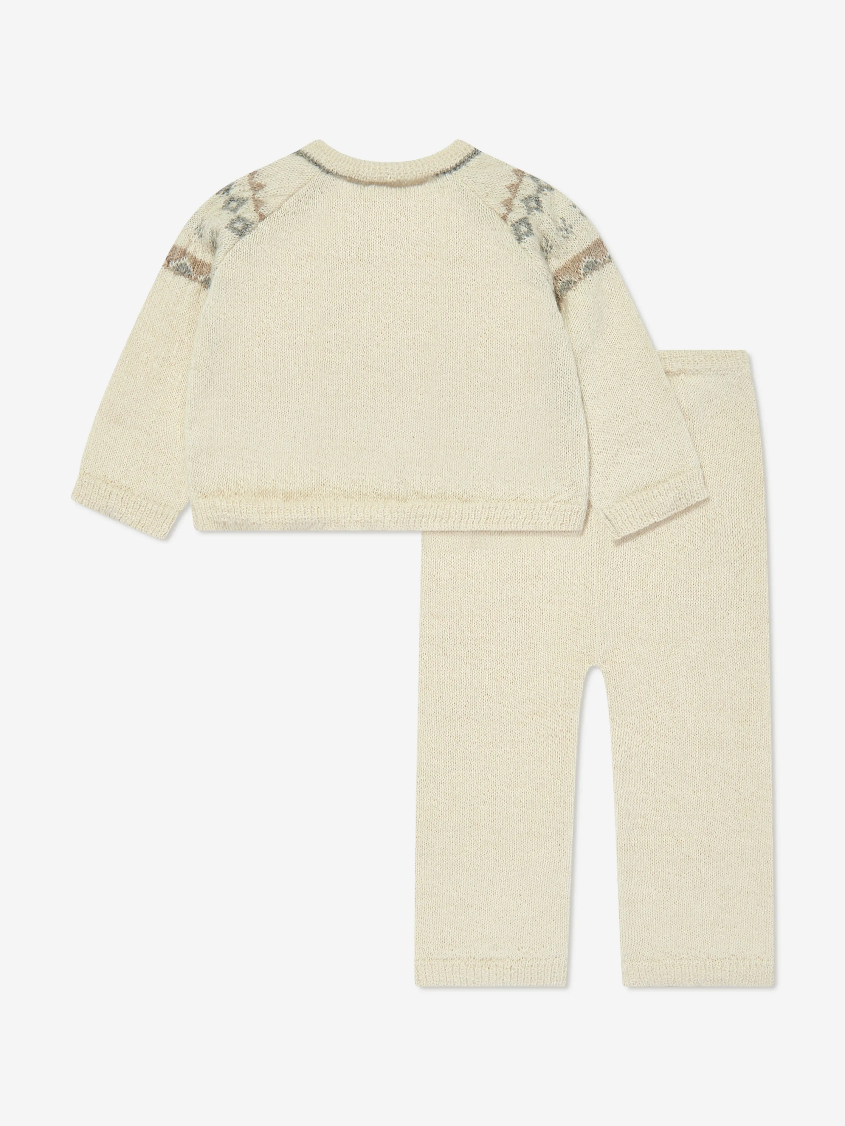 Bonpoint Baby Boys Griffin Trouser Set in Ivory
