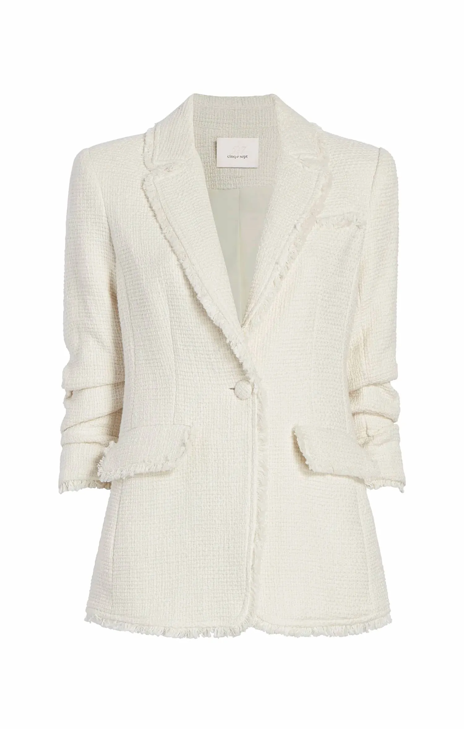 Boucle Khloe Blazer In Gardenia