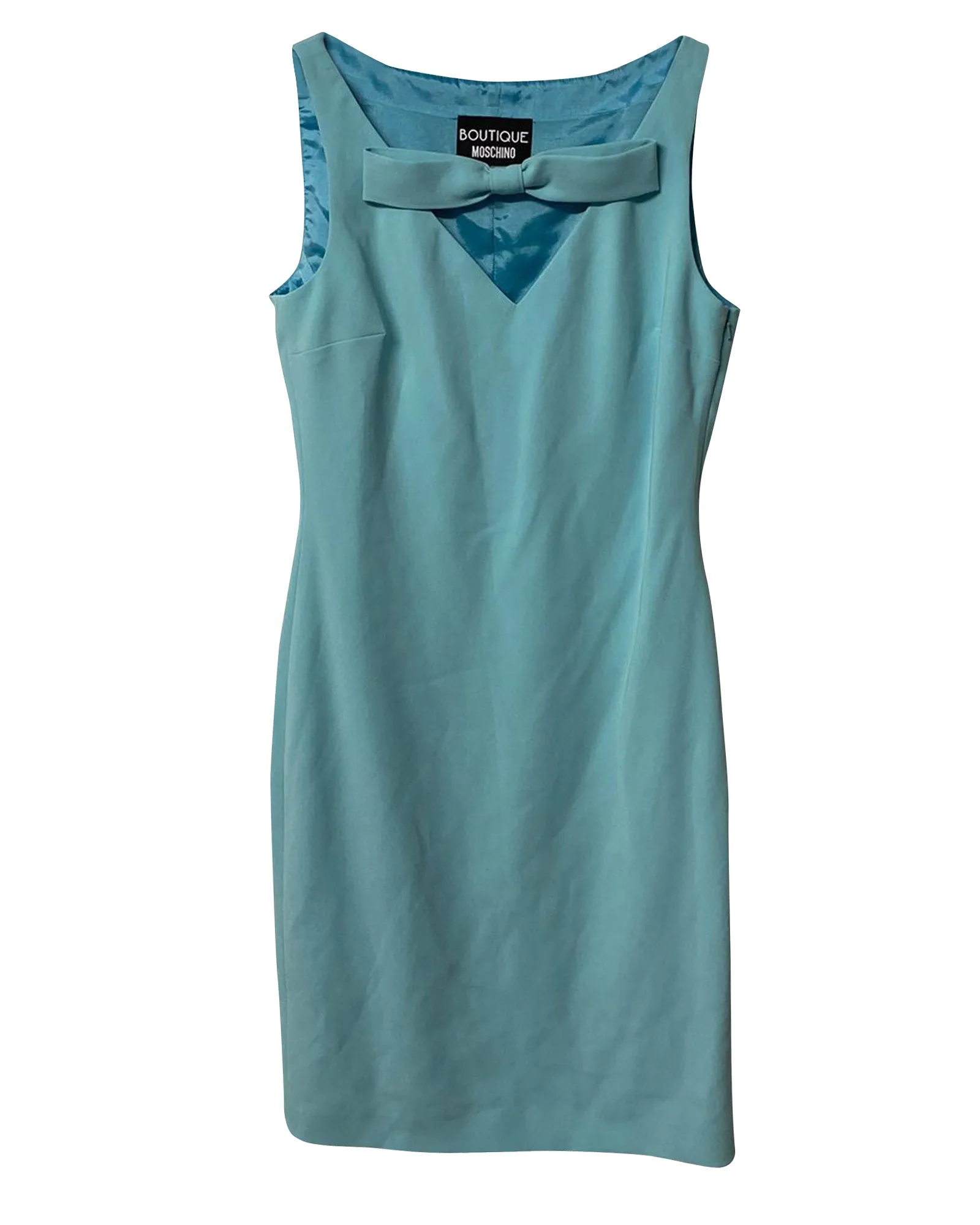 Boutique Moschino Dress and Blazer Set in Blue Triacetate