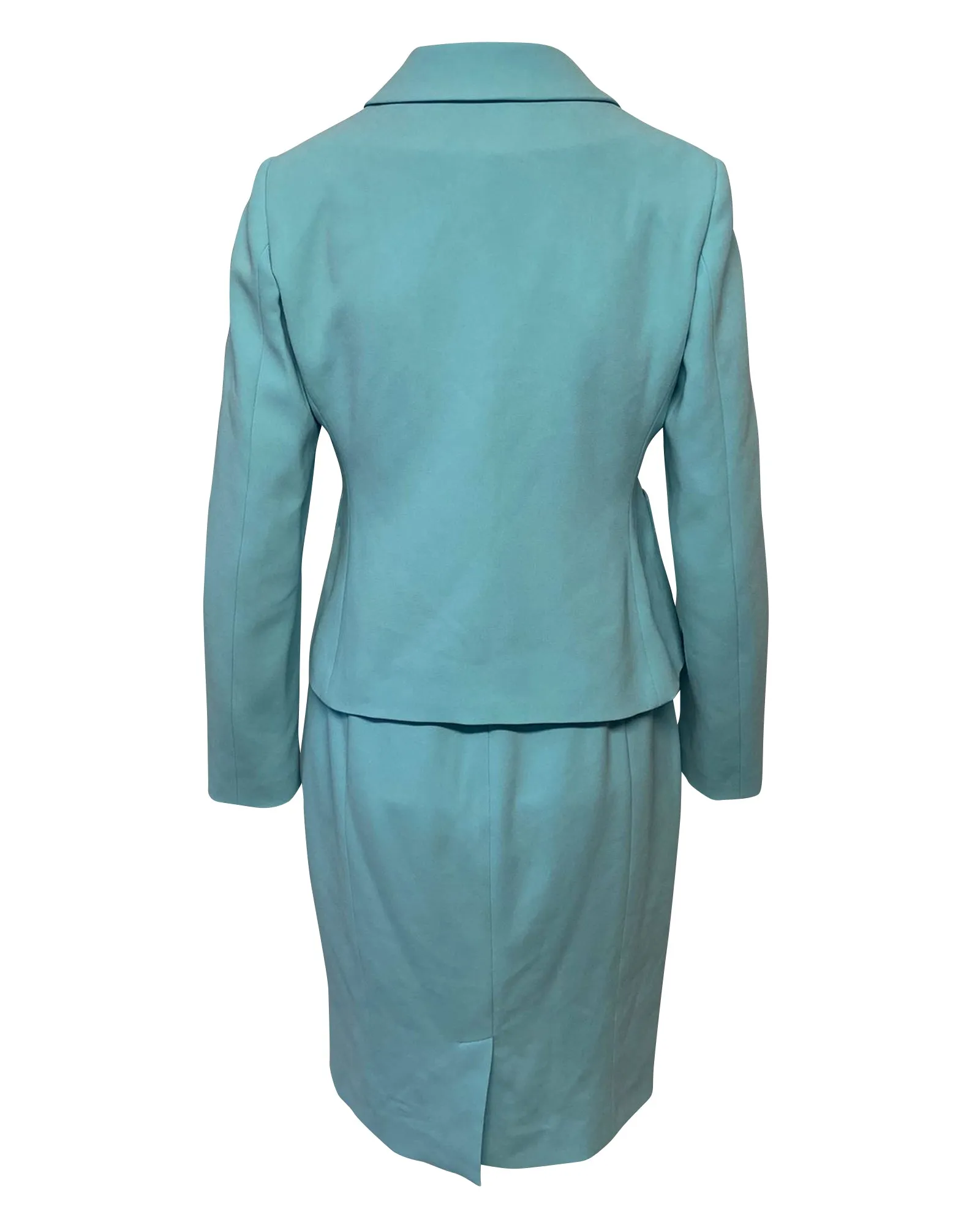 Boutique Moschino Dress and Blazer Set in Blue Triacetate