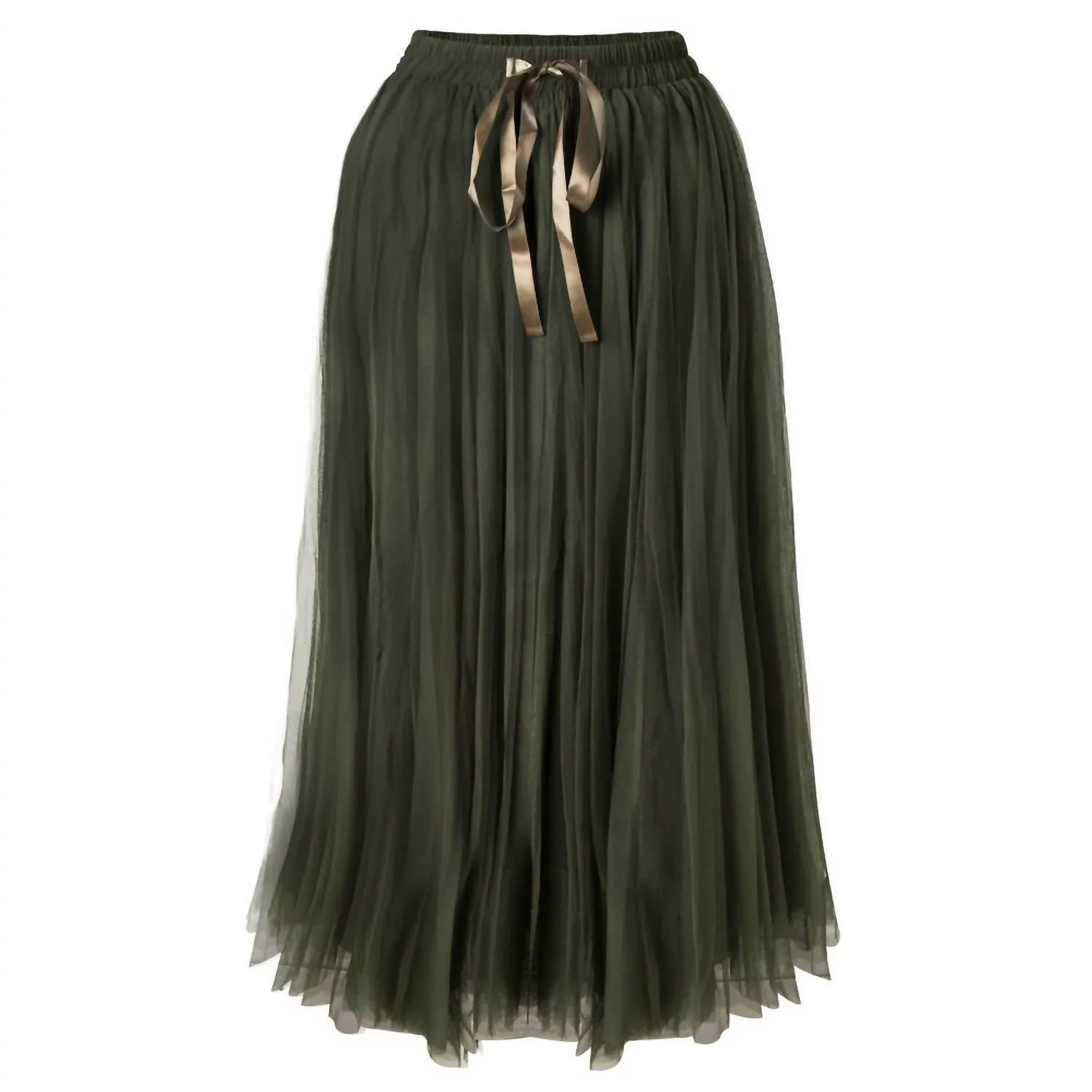 Brooke Summer Skirt In Olive