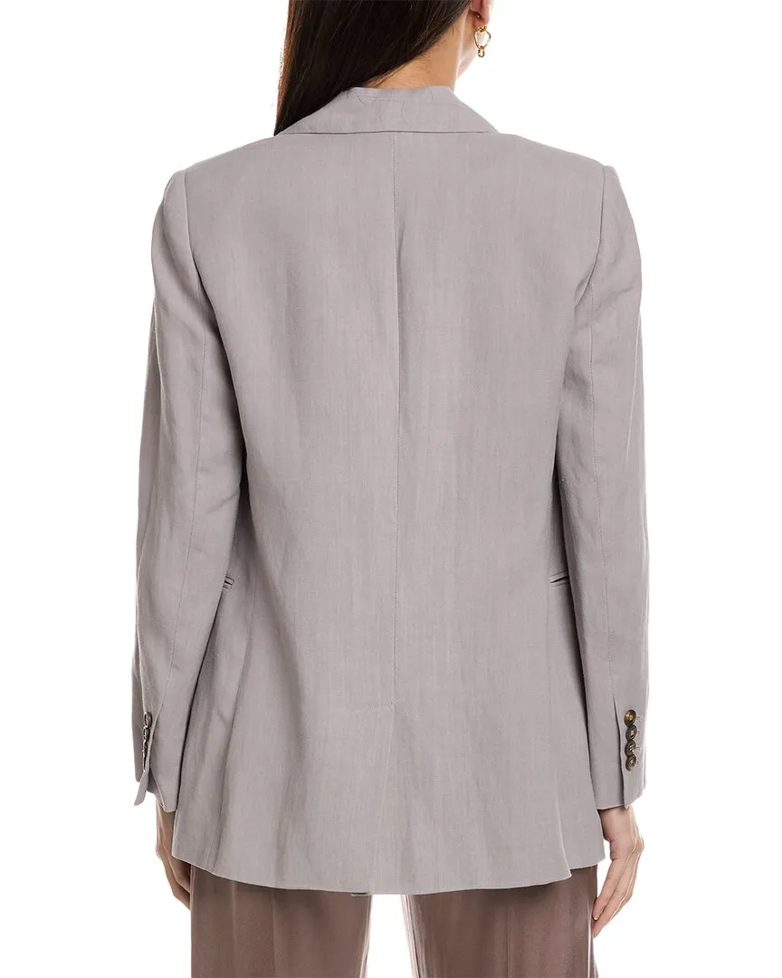 Brunello Cucinelli Linen-Blend Blazer