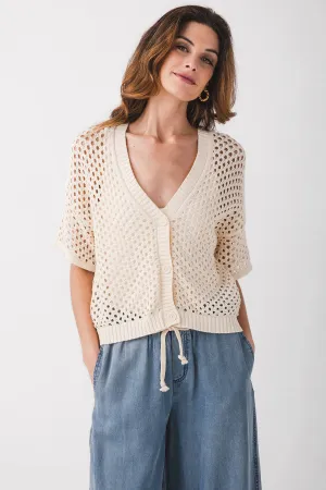 By Together Reid Open Knit Cardigan
