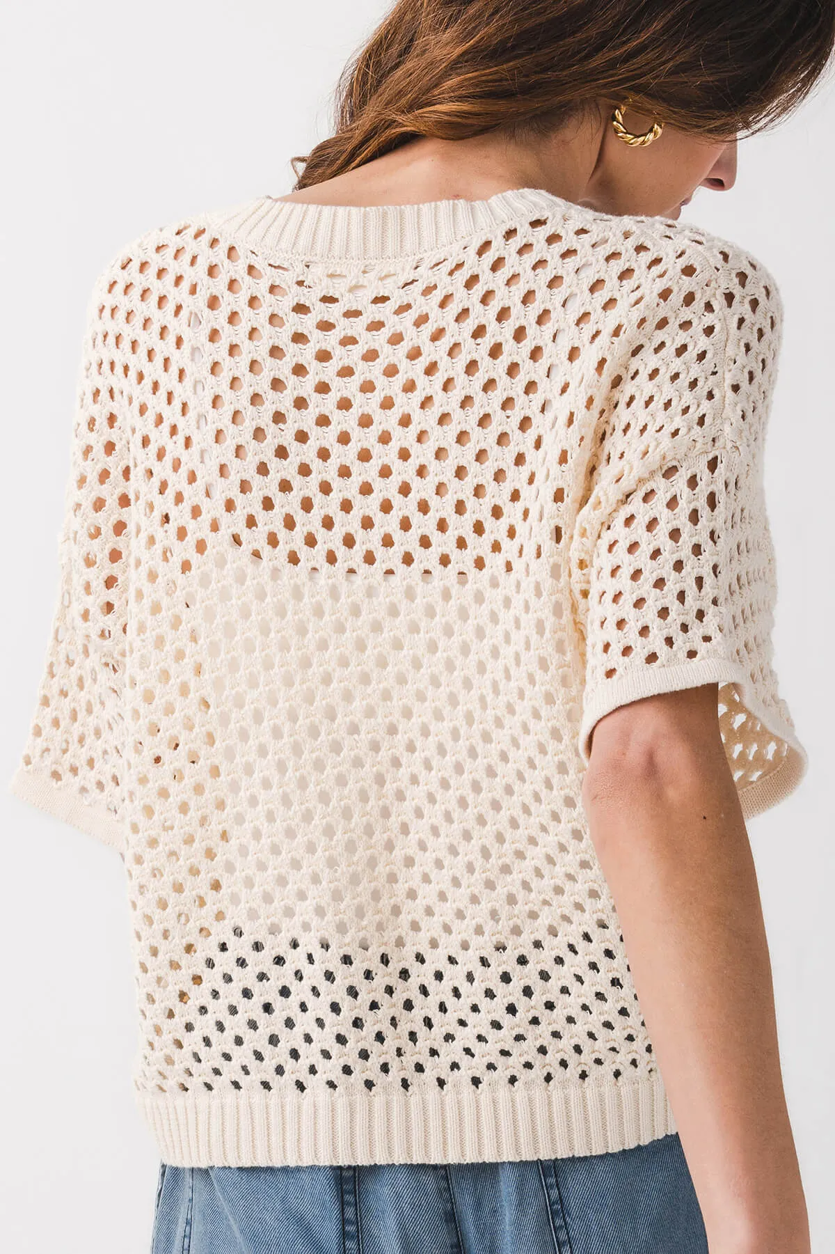 By Together Reid Open Knit Cardigan