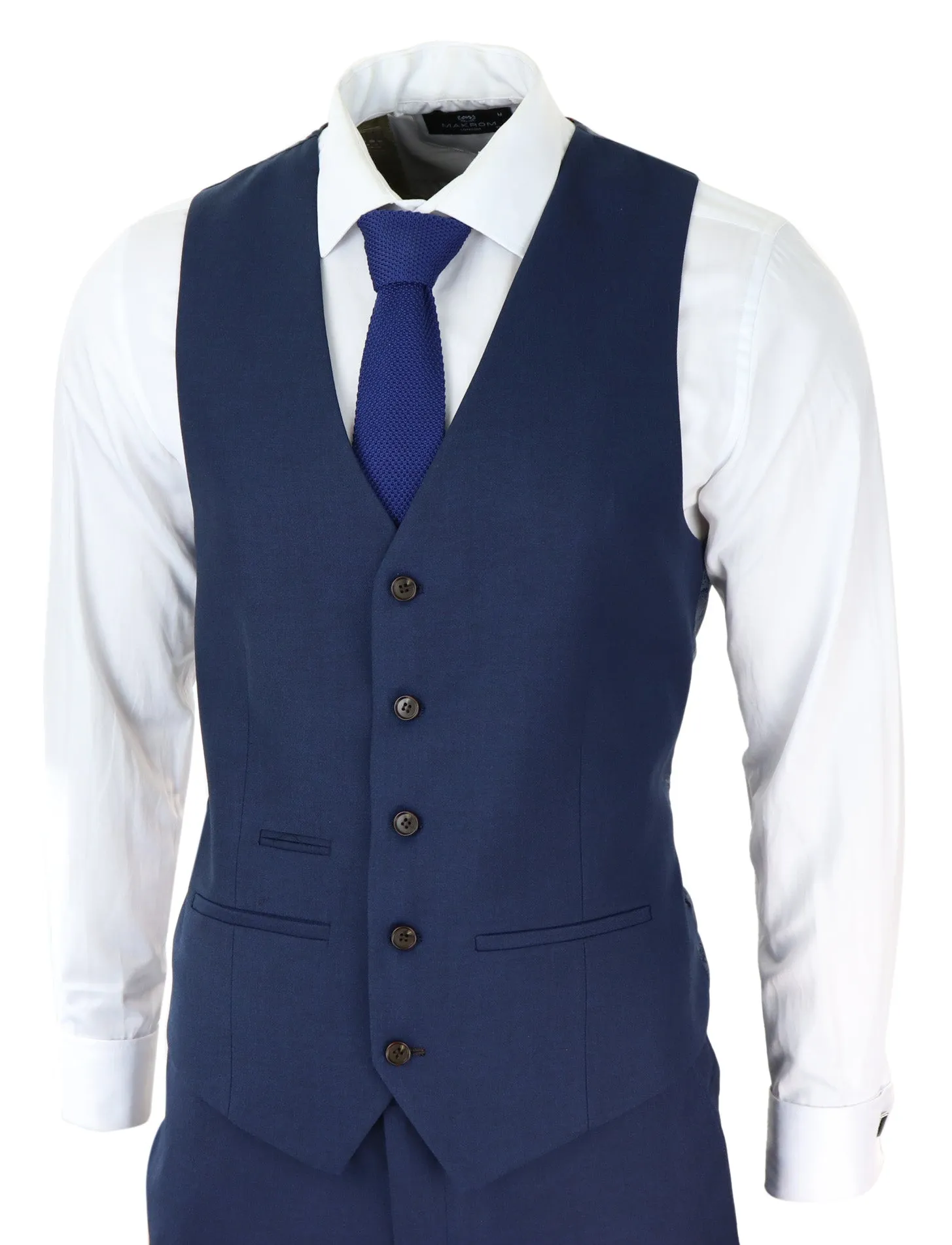 Calvin Wedding Navy 3 Piece Suit