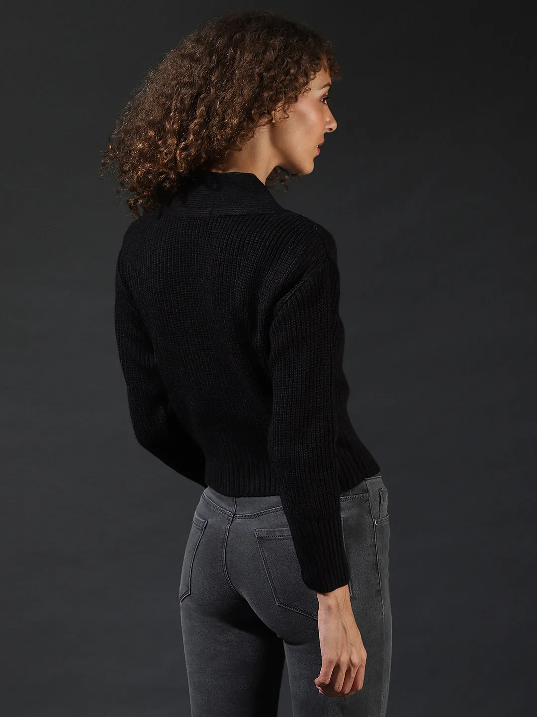 Campus Sutra Women Solid Casual Sweatshirts