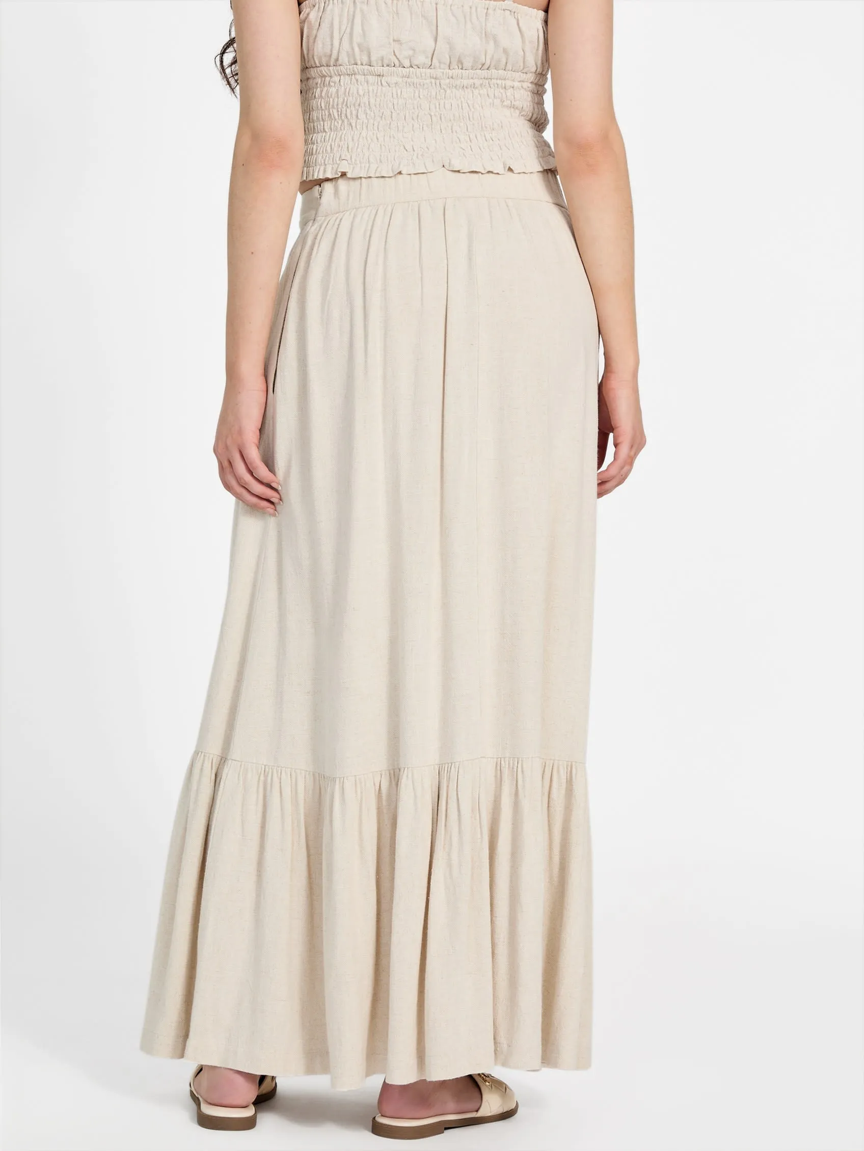 Candy Linen Maxi Skirt