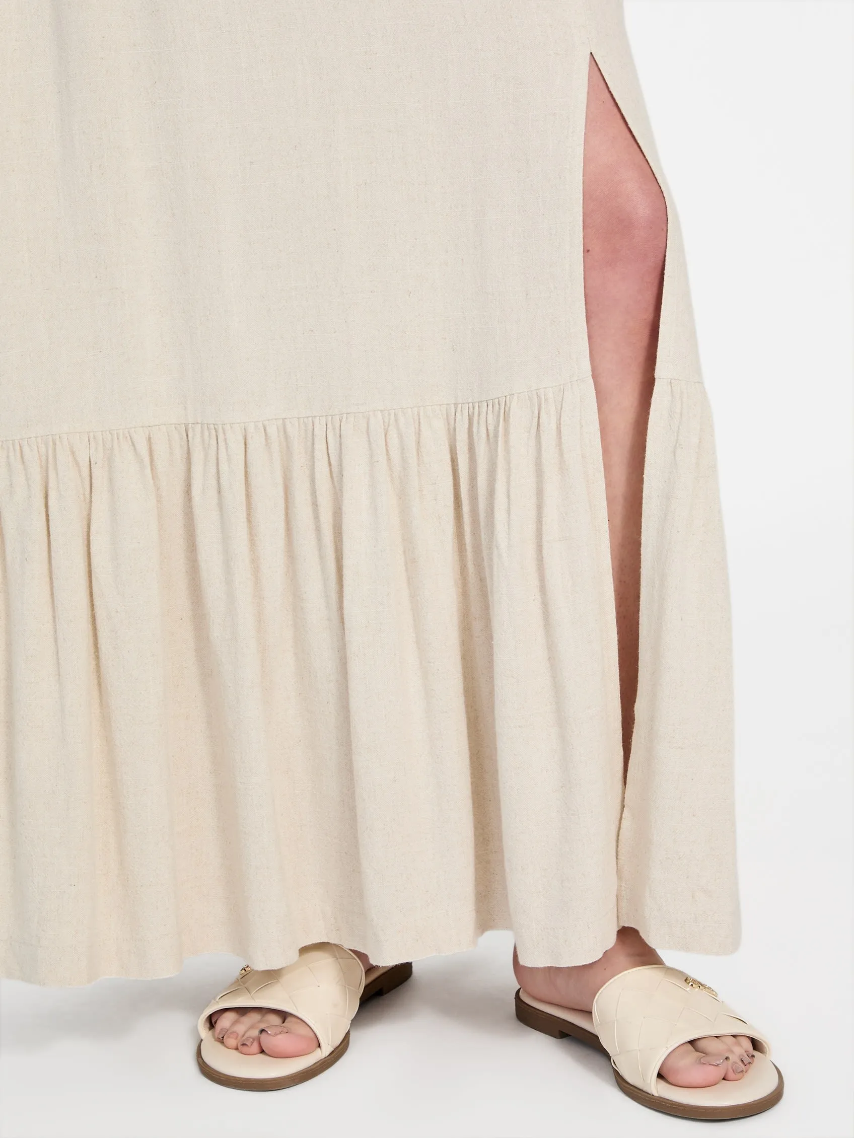 Candy Linen Maxi Skirt