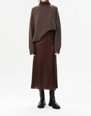 Cardales Percy Skirt In Dark Brown