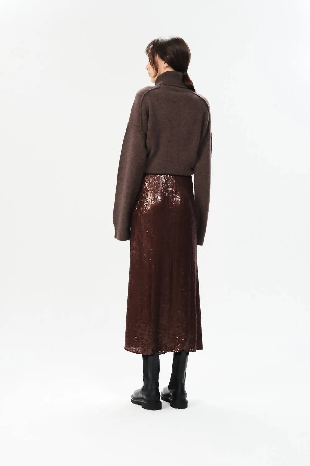 Cardales Percy Skirt In Dark Brown