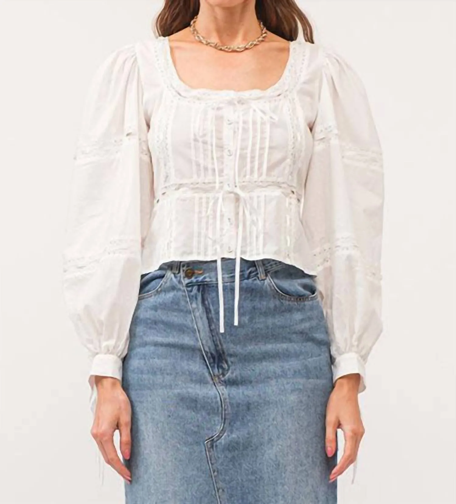 Casella Blouse In Off White
