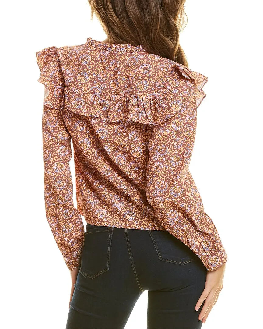 Celina Moon Ruffle Blouse