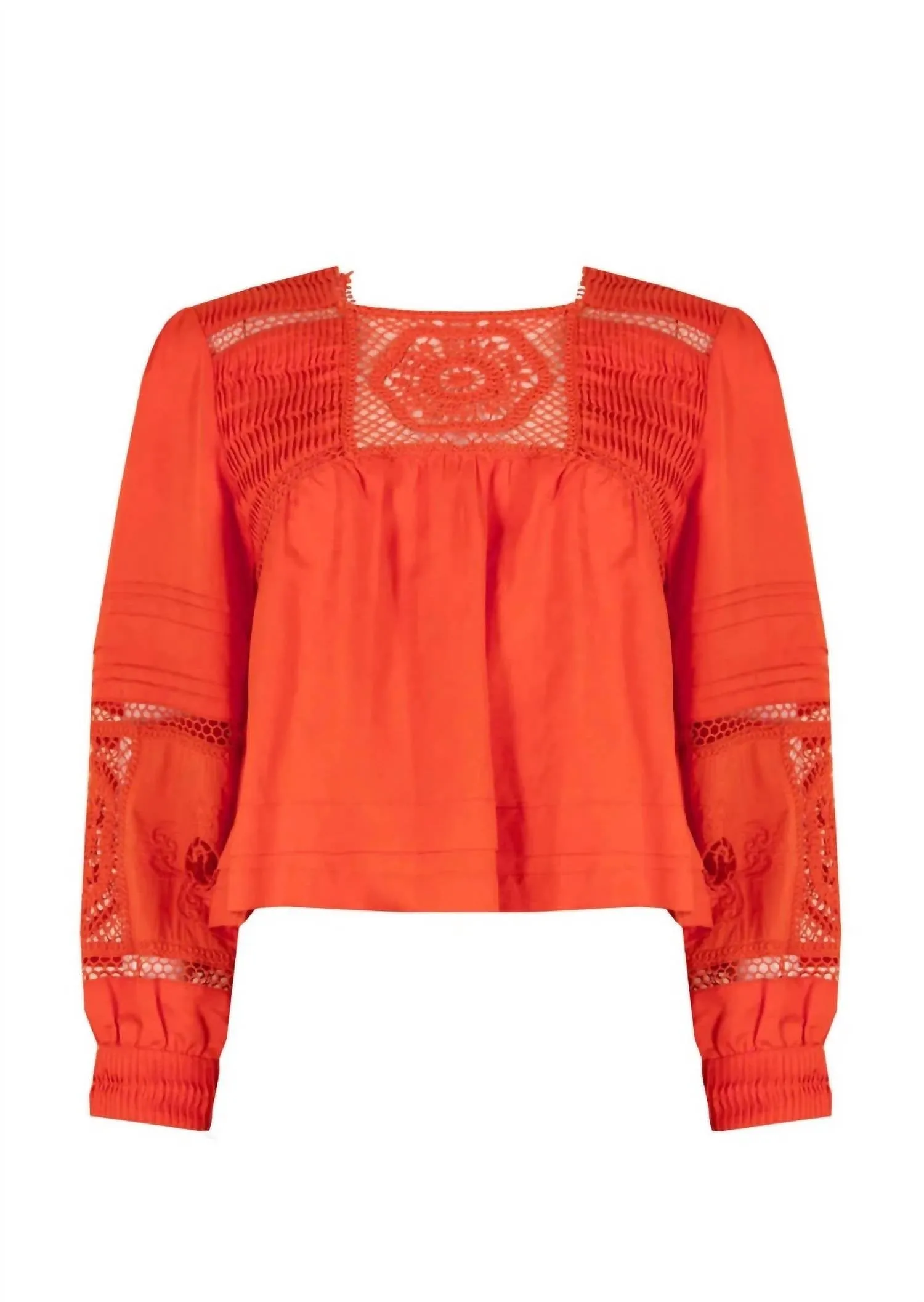 Celine Top In Cherry