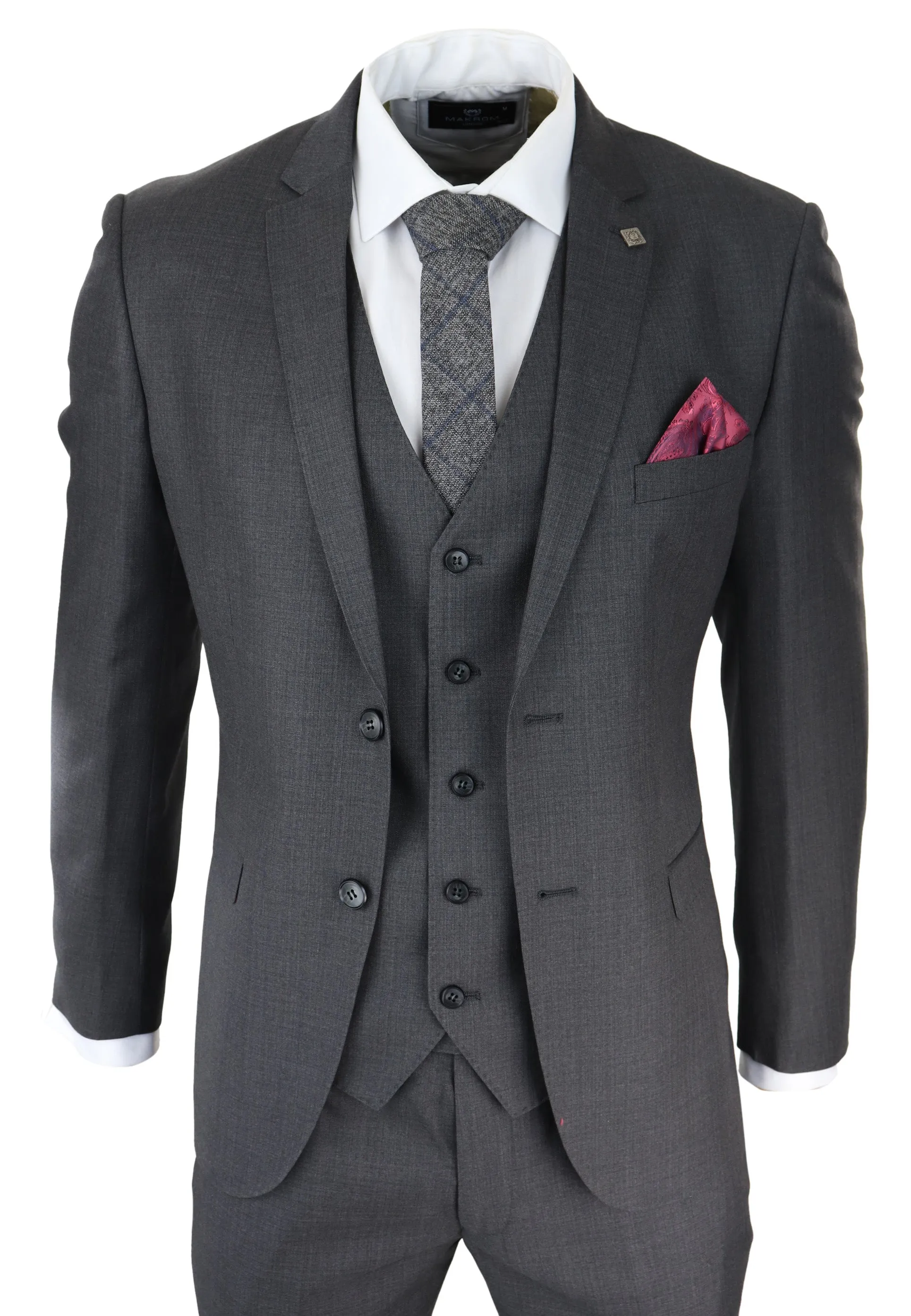 Charles 3 Piece Plain Suit