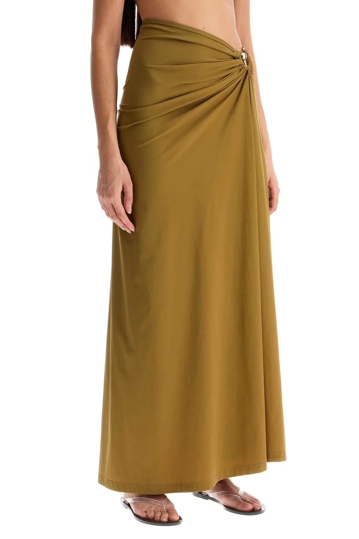 Christopher Esber Women's Long Lycra Skirt With Slit