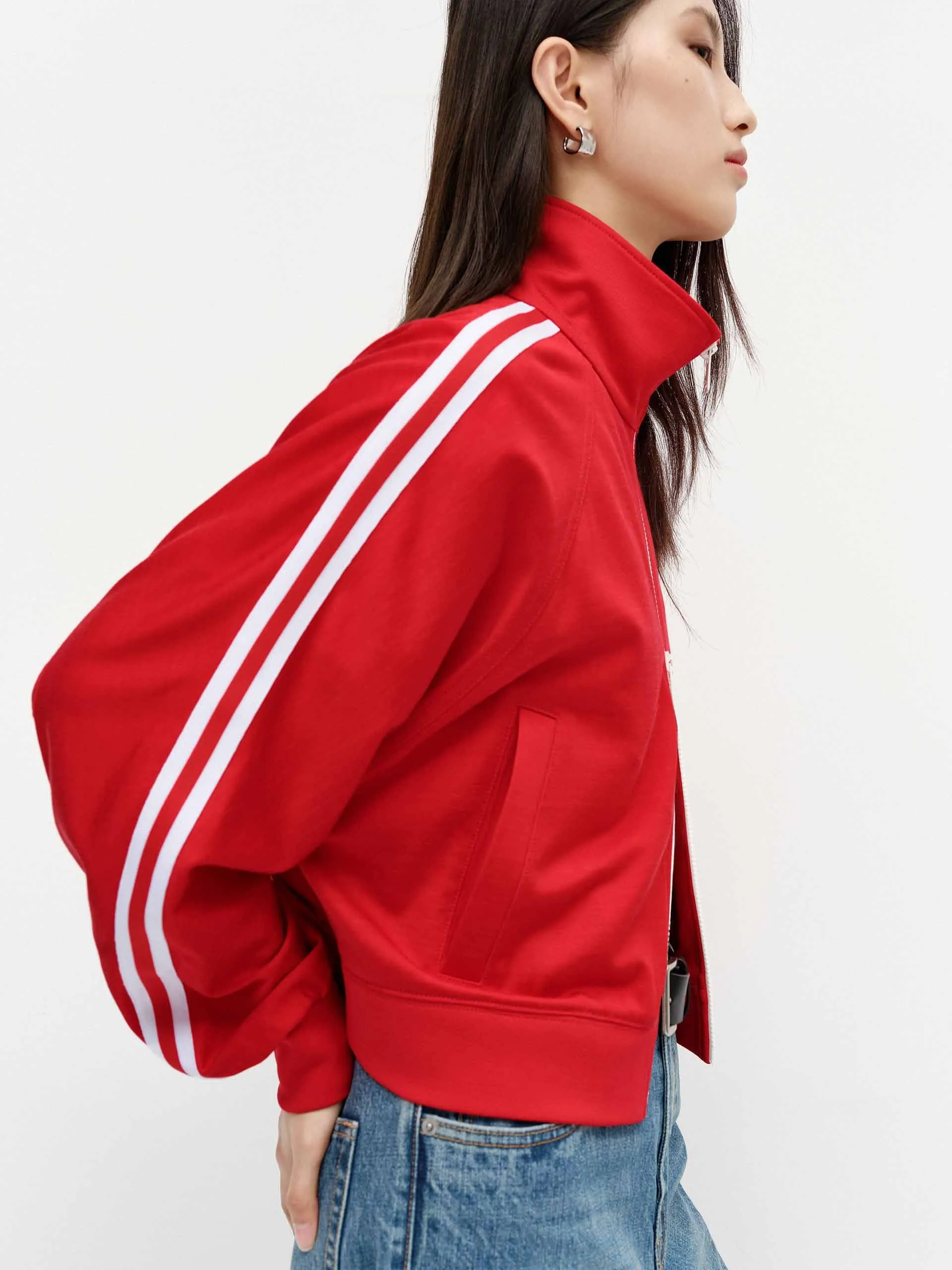 Contrast Trim Short Jacket
