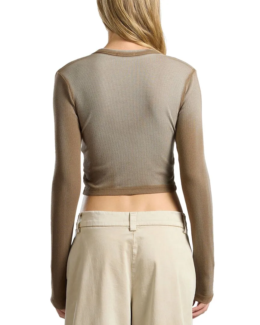 Cotton Citizen Verona Crop U-Neck Shirt