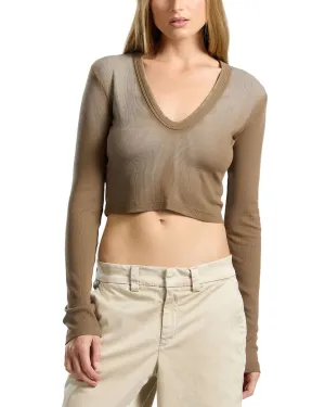 Cotton Citizen Verona Crop U-Neck Shirt