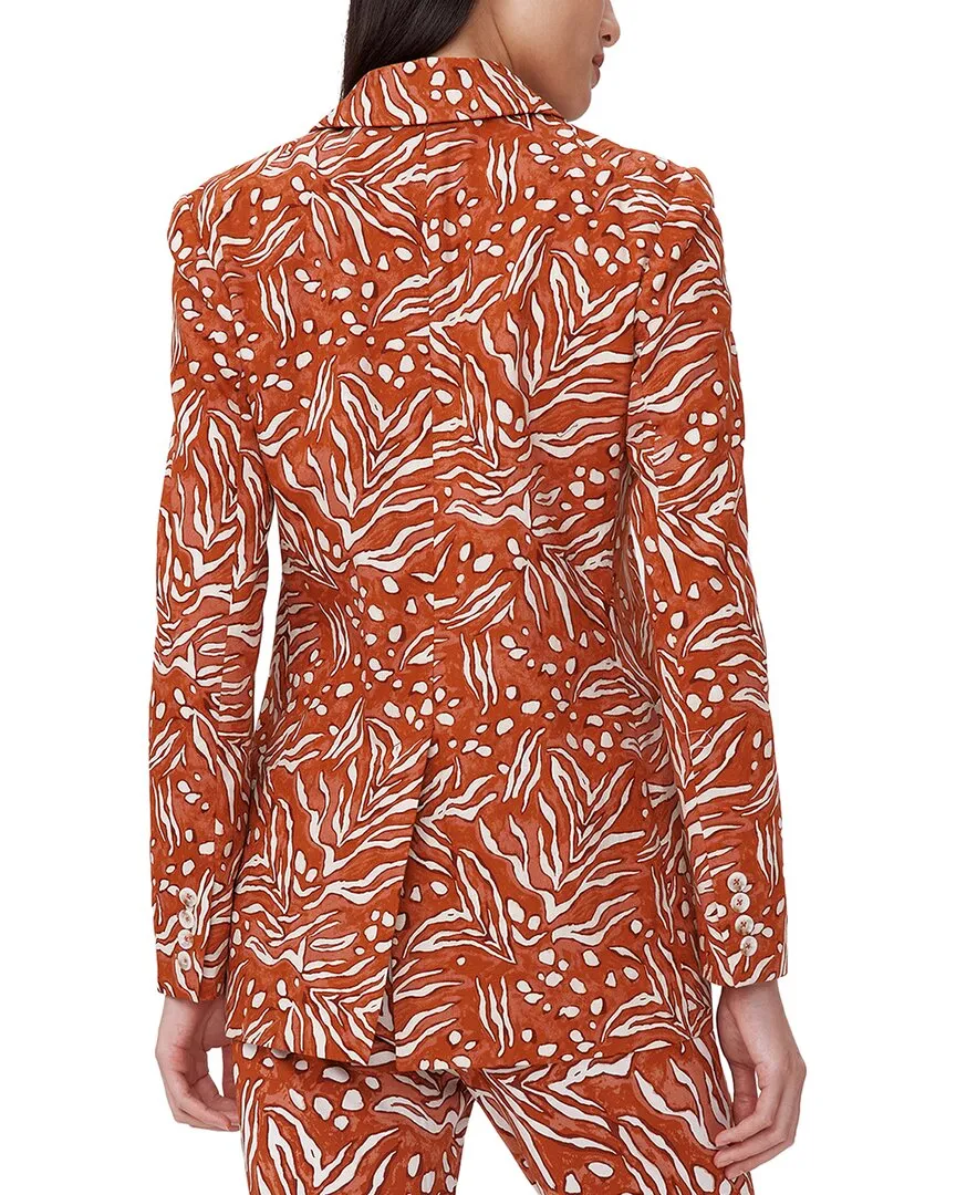 Diane von Furstenberg Madison Linen-Blend Jacket