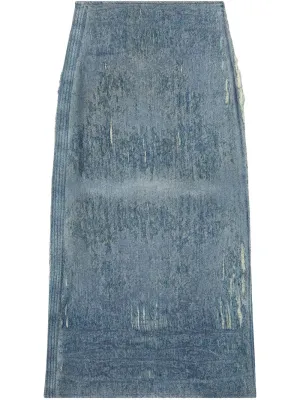Diesel Women's Skirts Clear blue