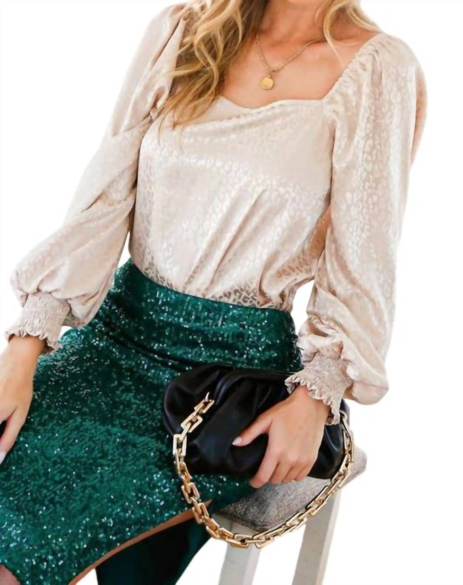 Emerald City Skirt In Hunter Green