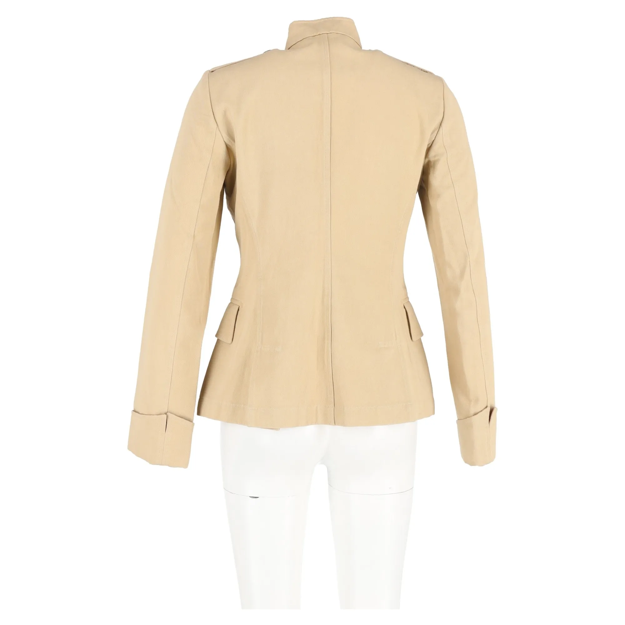 Etro Cargo Jacket in Beige Cotton