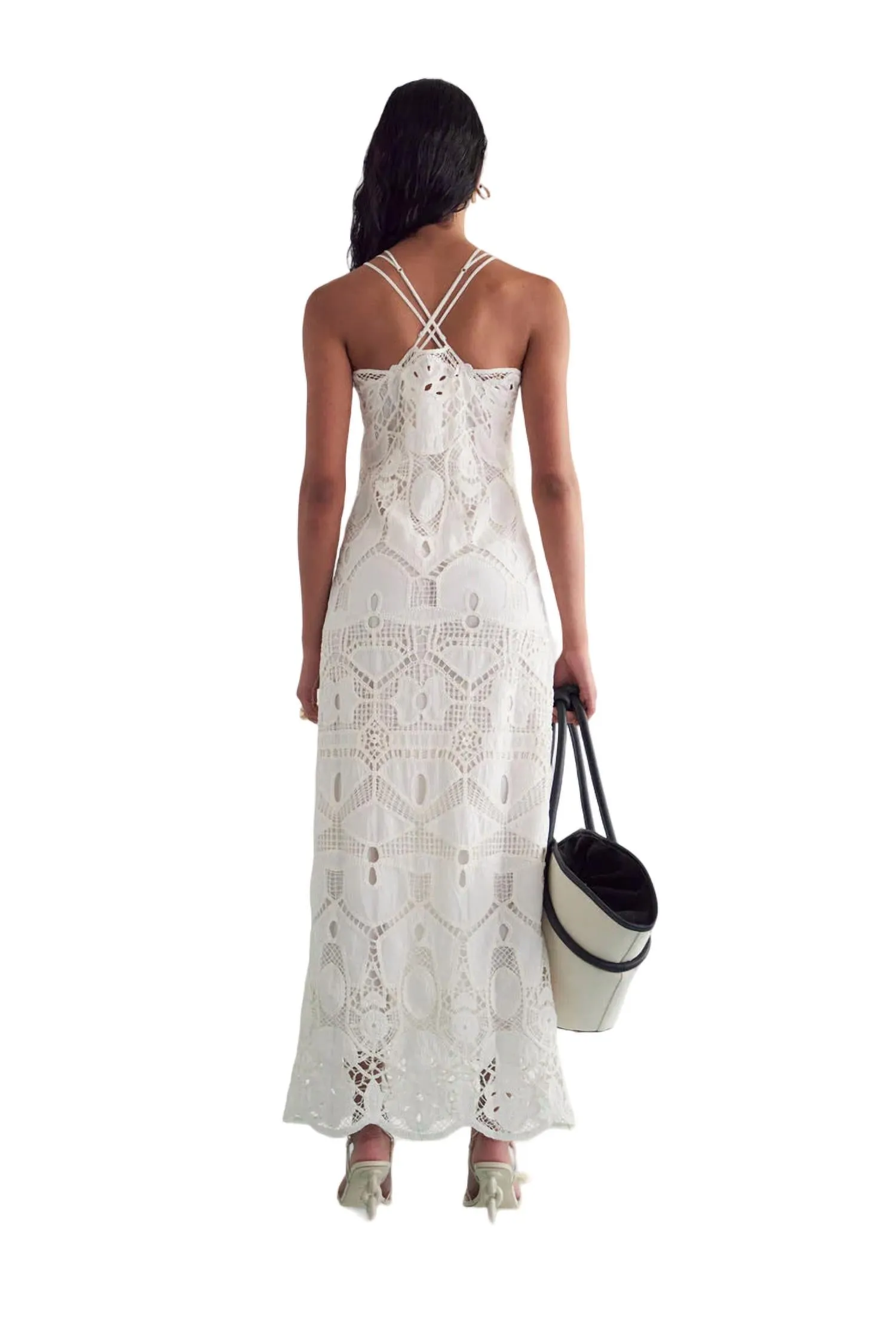 Everly Maxi Dress In White